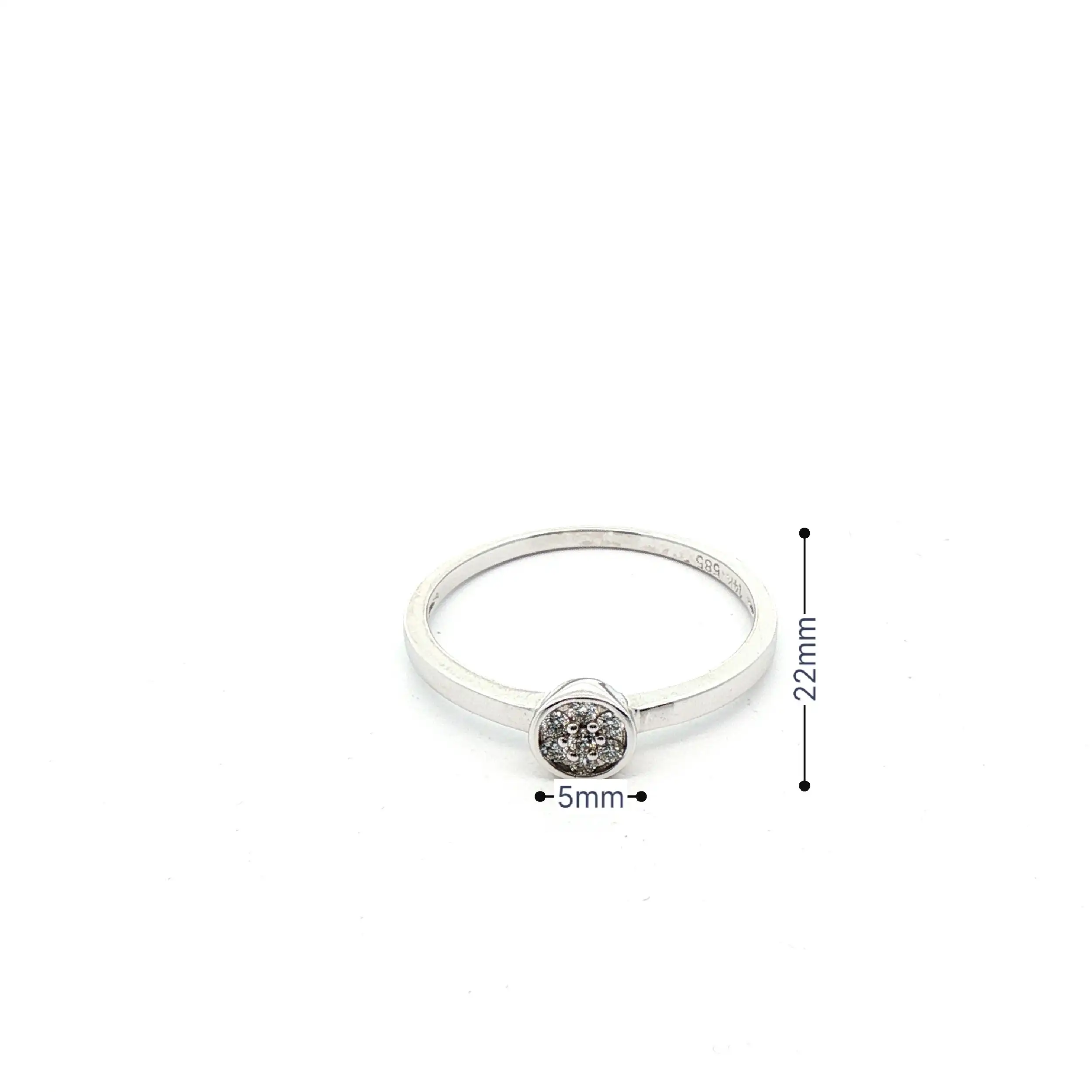 Ring Weißgold mit Brillanten