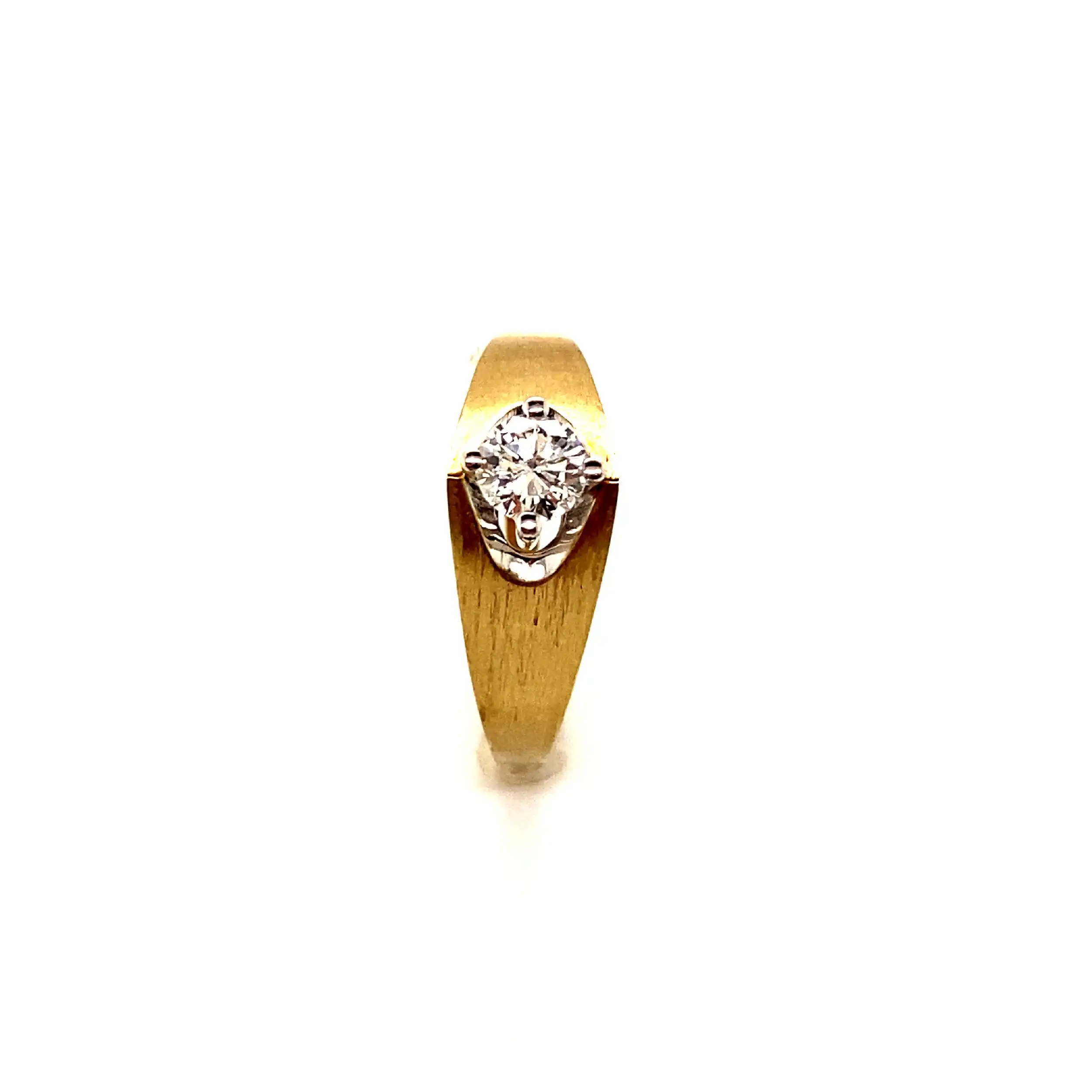 Ring Bicolor mit Brillant