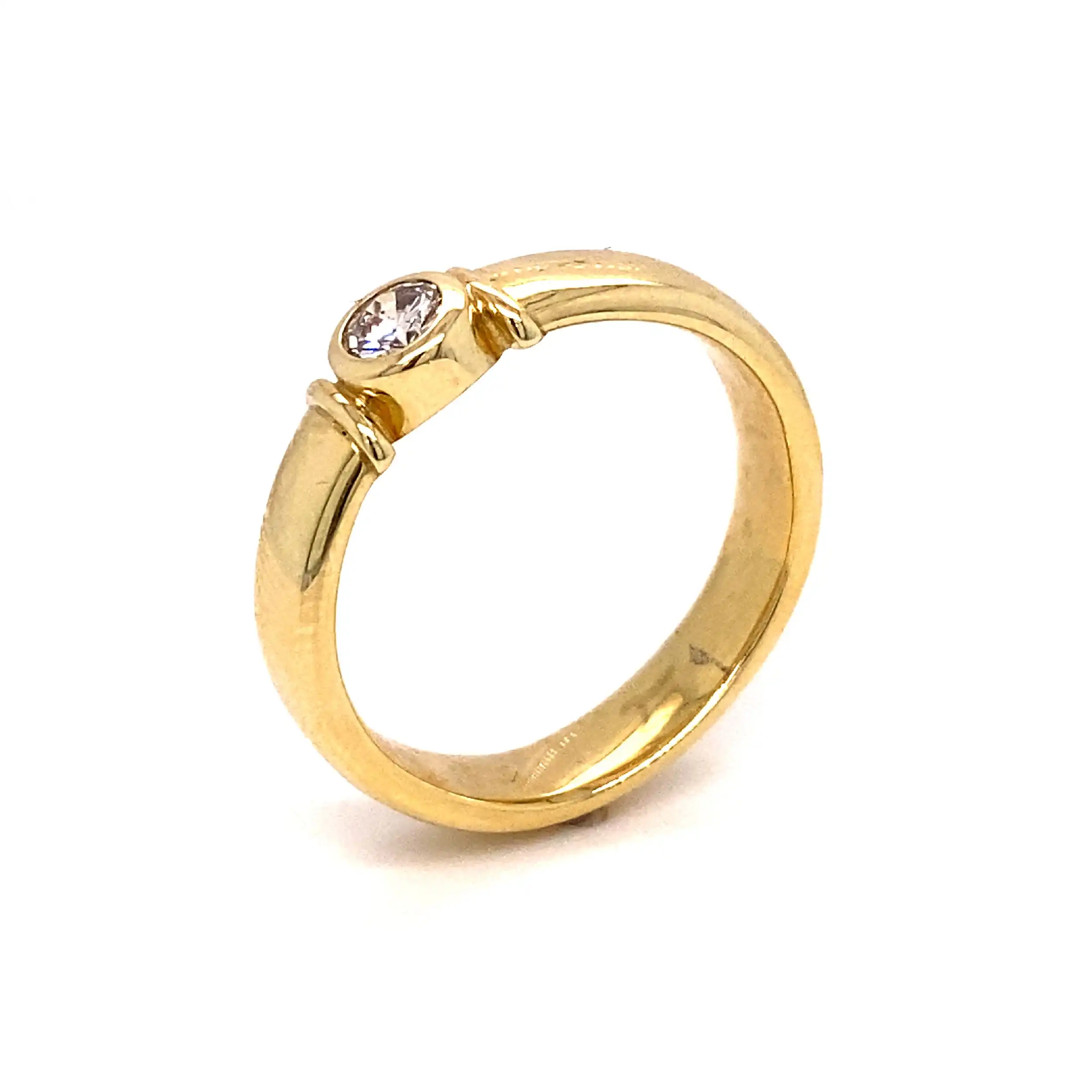 Ring mit Solitär Brillant Ring mit Solitär Brillant