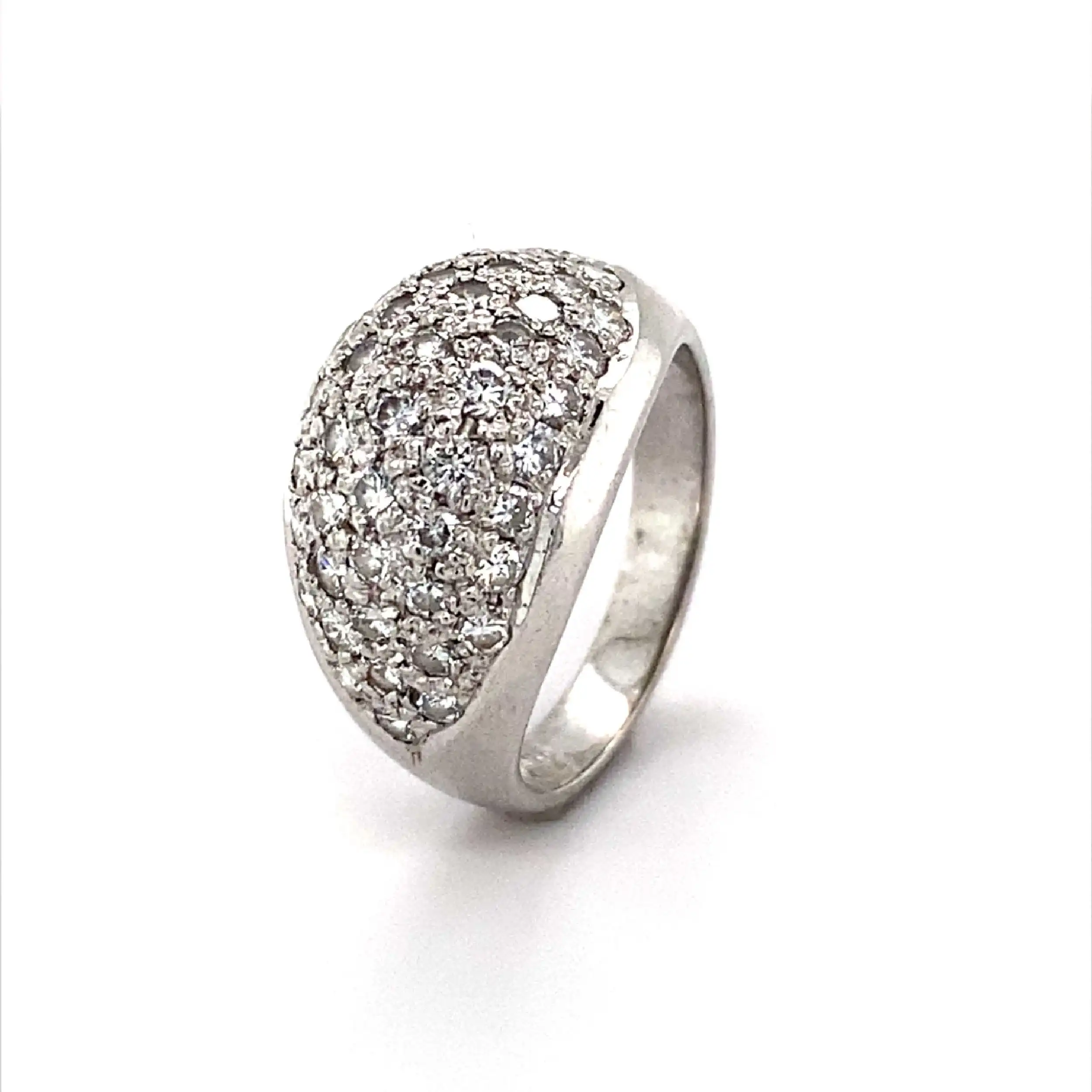 Ring Weißgold mit Brillanten Ring Weißgold mit Brillanten