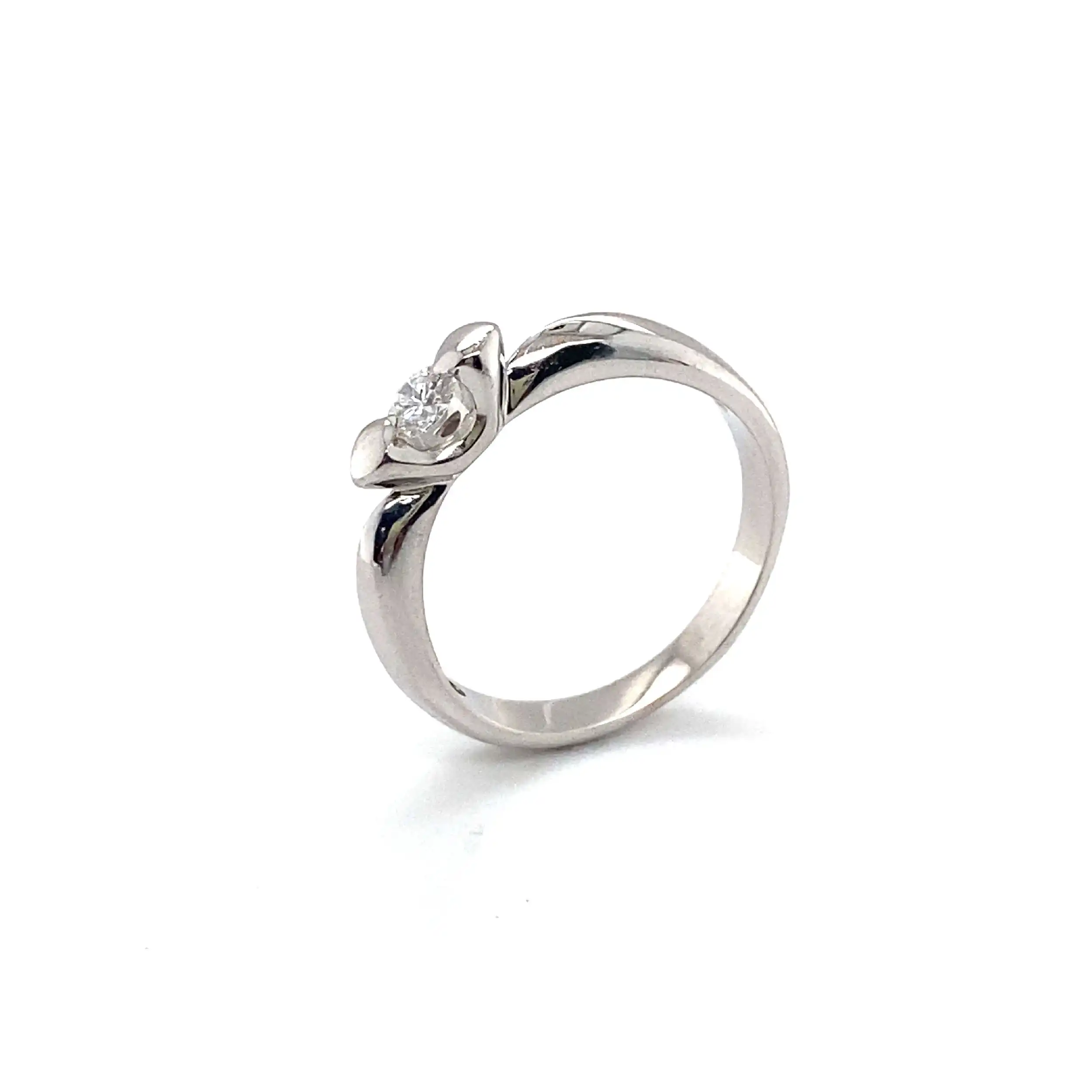 Ring Weißgold mit Brillant