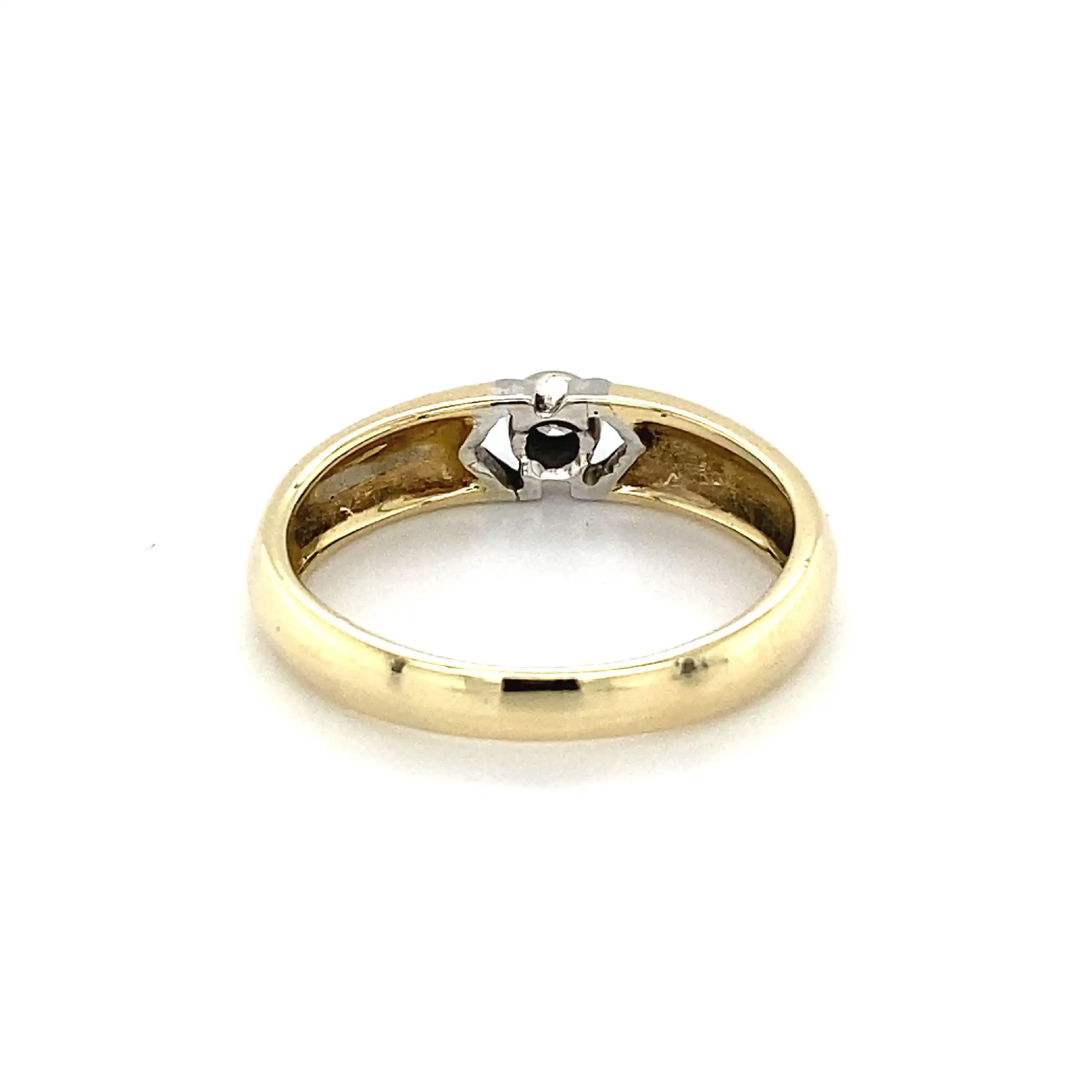 Ring Bicolor mit Brillant Ring Bicolor mit Brillant