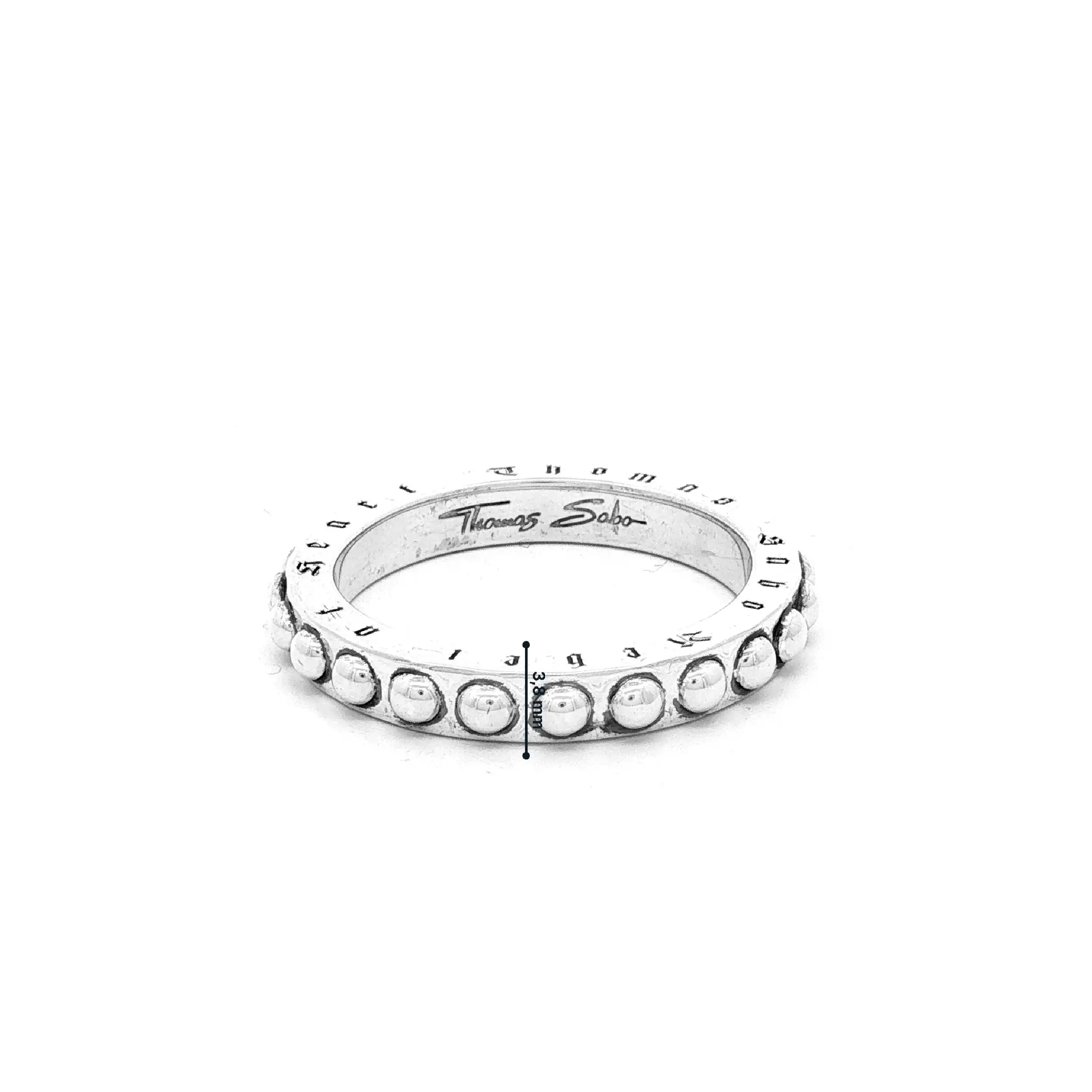 Ring Silber Thomas Sabo "Rebel at Heart" Nieten-Optik Ring Silber Thomas Sabo "Rebel at Heart" Nieten-Optik