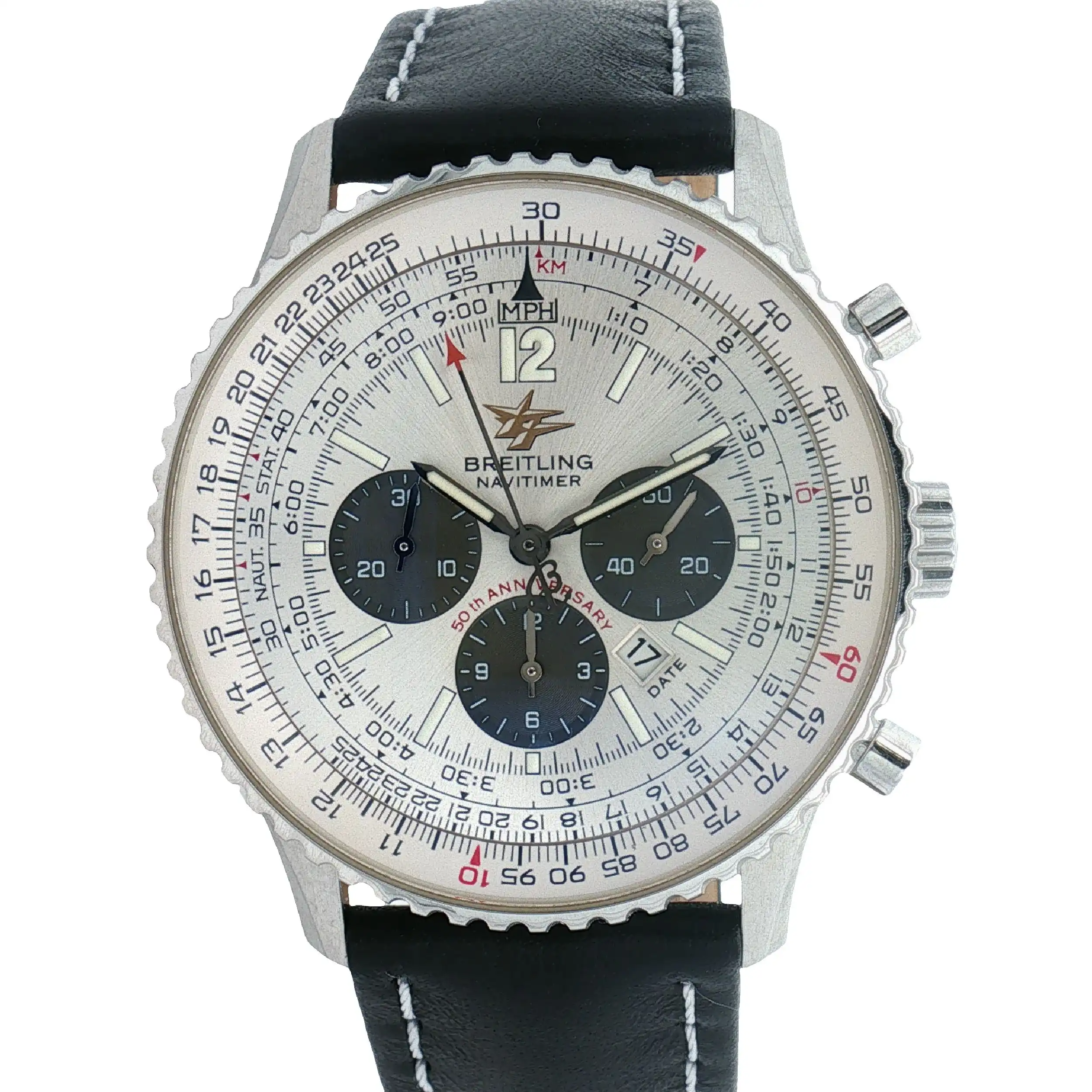 Herrenuhr Breitling Navitimer 50th Anniversary 1952-2002 im Fullset Herrenuhr Breitling Navitimer 50th Anniversary 1952-2002 im Fullset