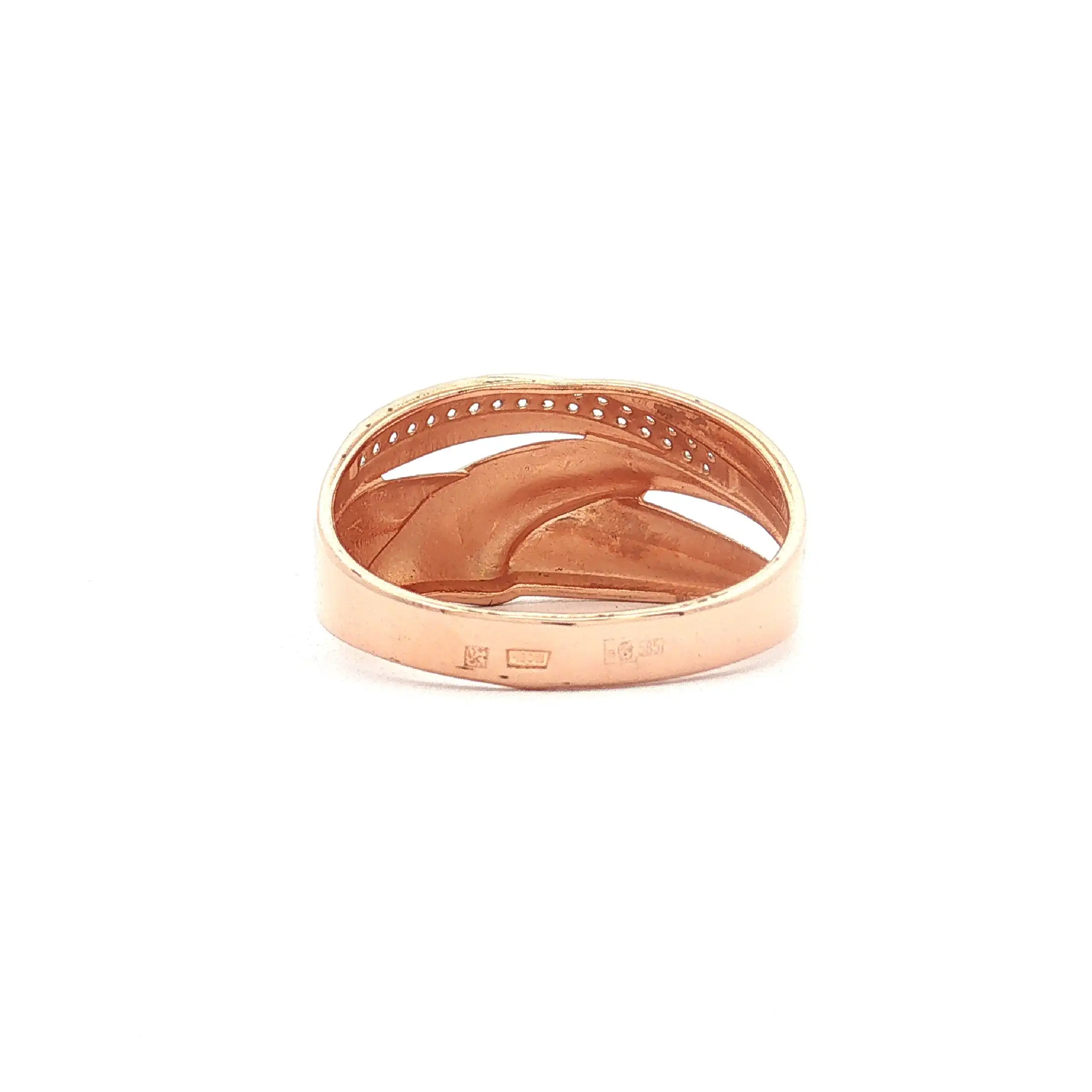 Ring Roségold mit Zirkonia