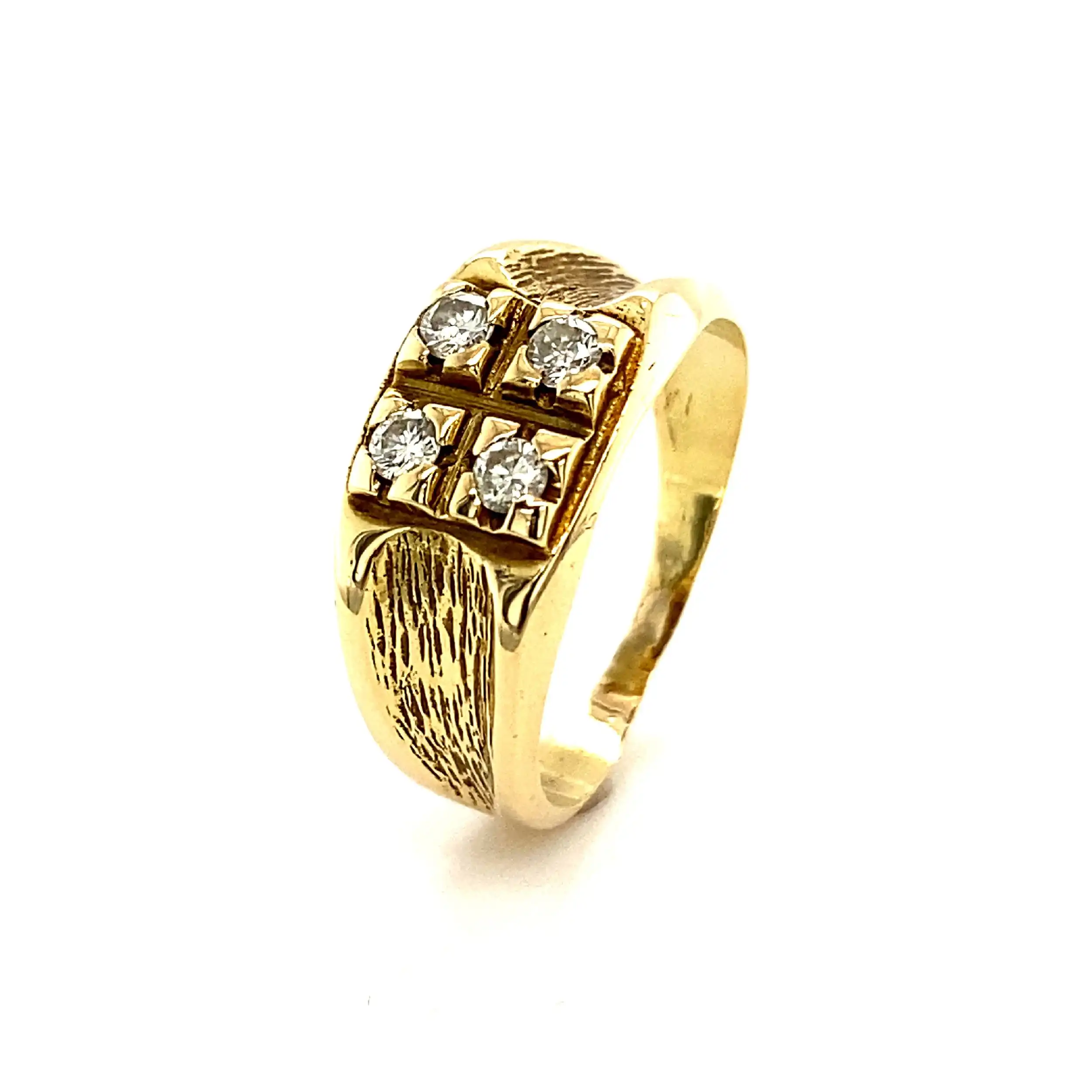 Ring Gelbgold mit Brillanten
