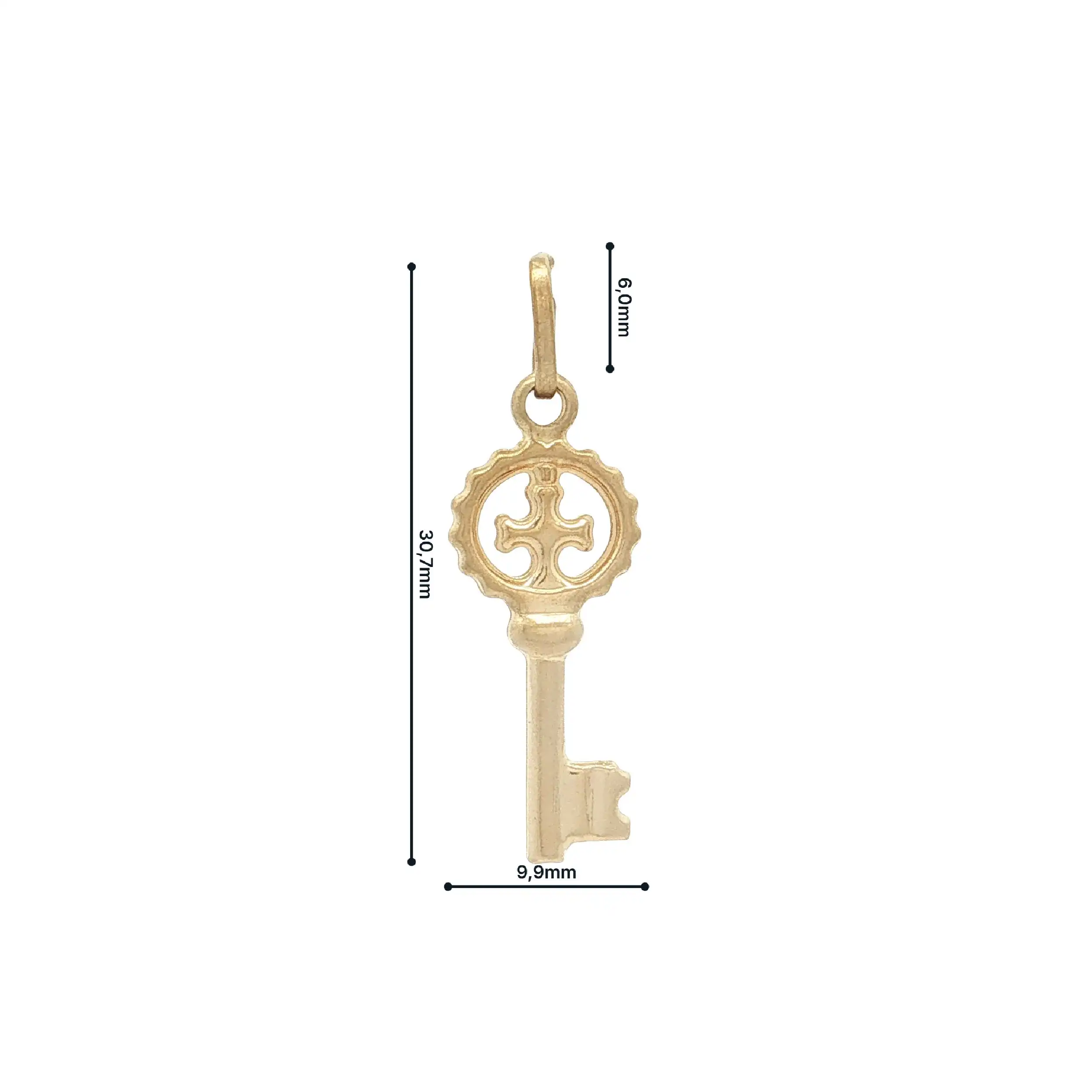 Anhänger Gelbgold "Schlüssel"