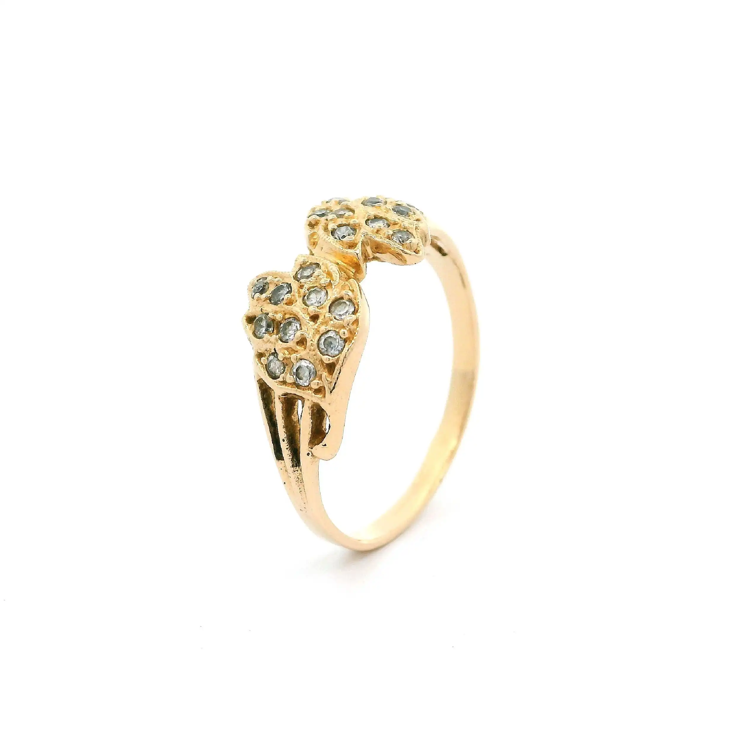 Ring Gelbgold mit Zirkonia