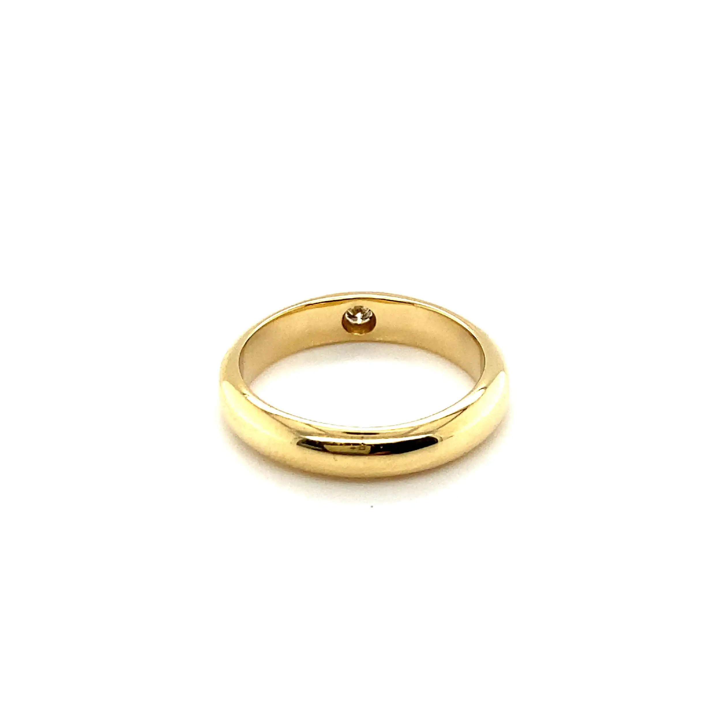 Ring Gelbgold mit Solitär Brillant Ring Gelbgold mit Solitär Brillant