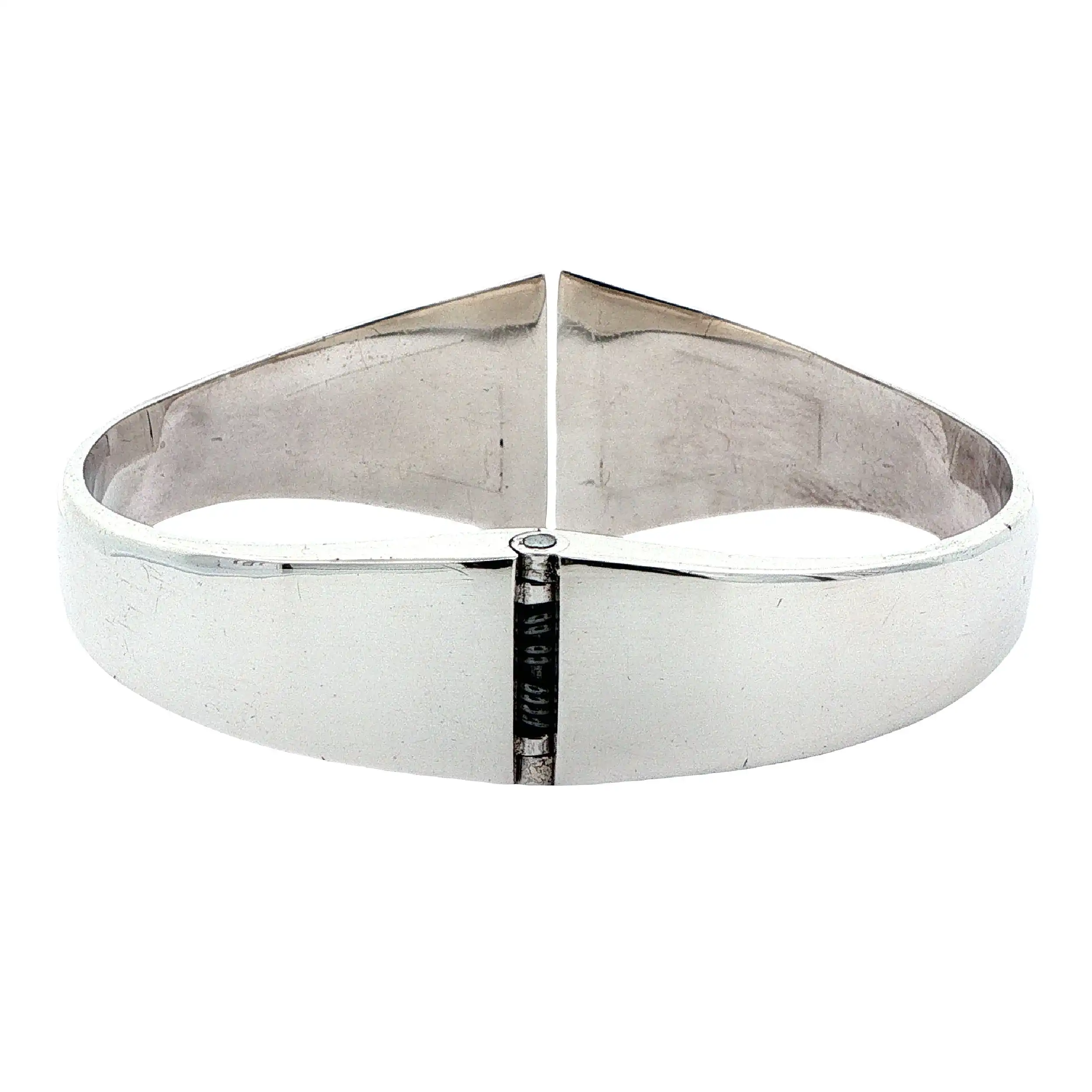 Armreif/ Spange Silber mit Malachit