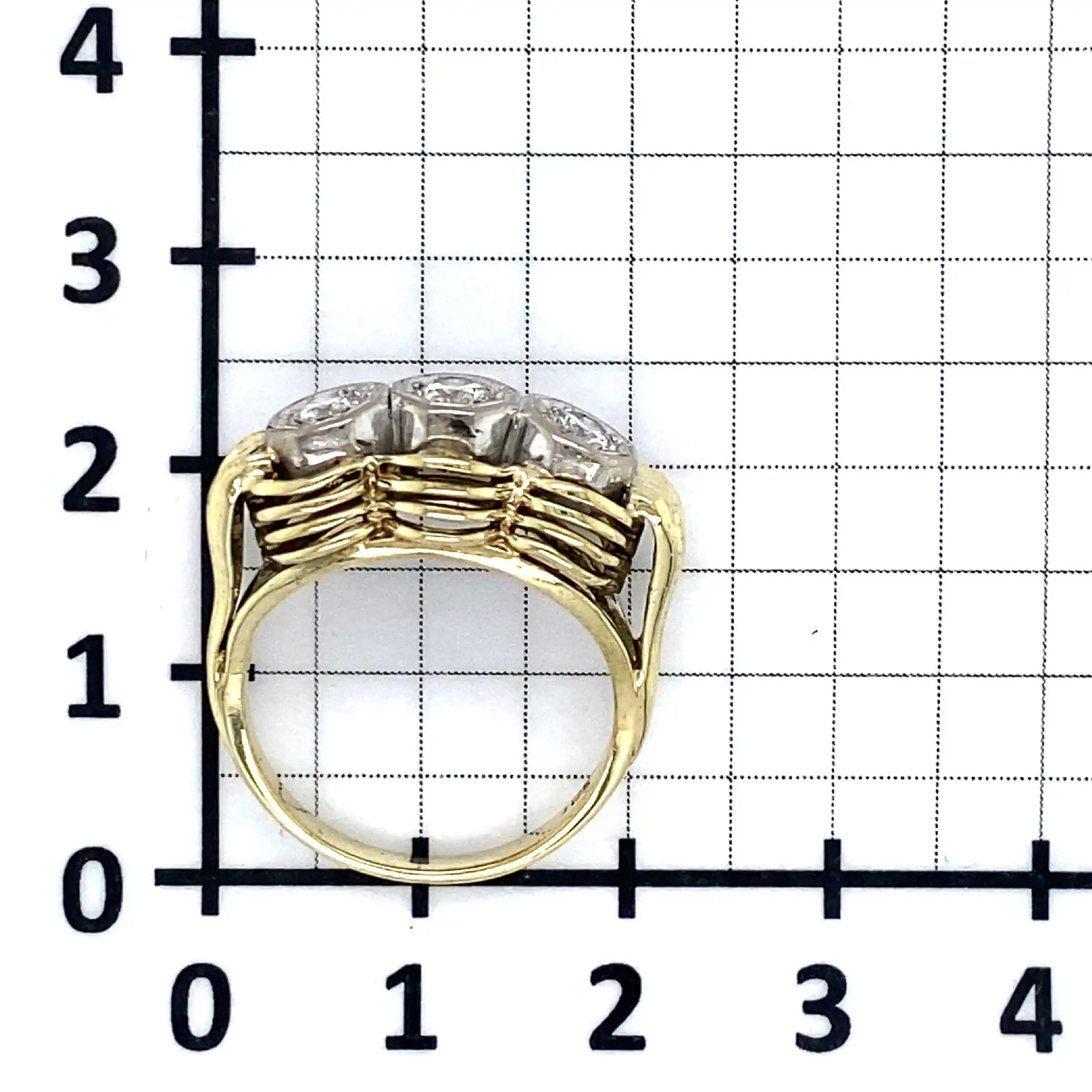 Ring Bicolor mit Brillanten Ring Bicolor mit Brillanten