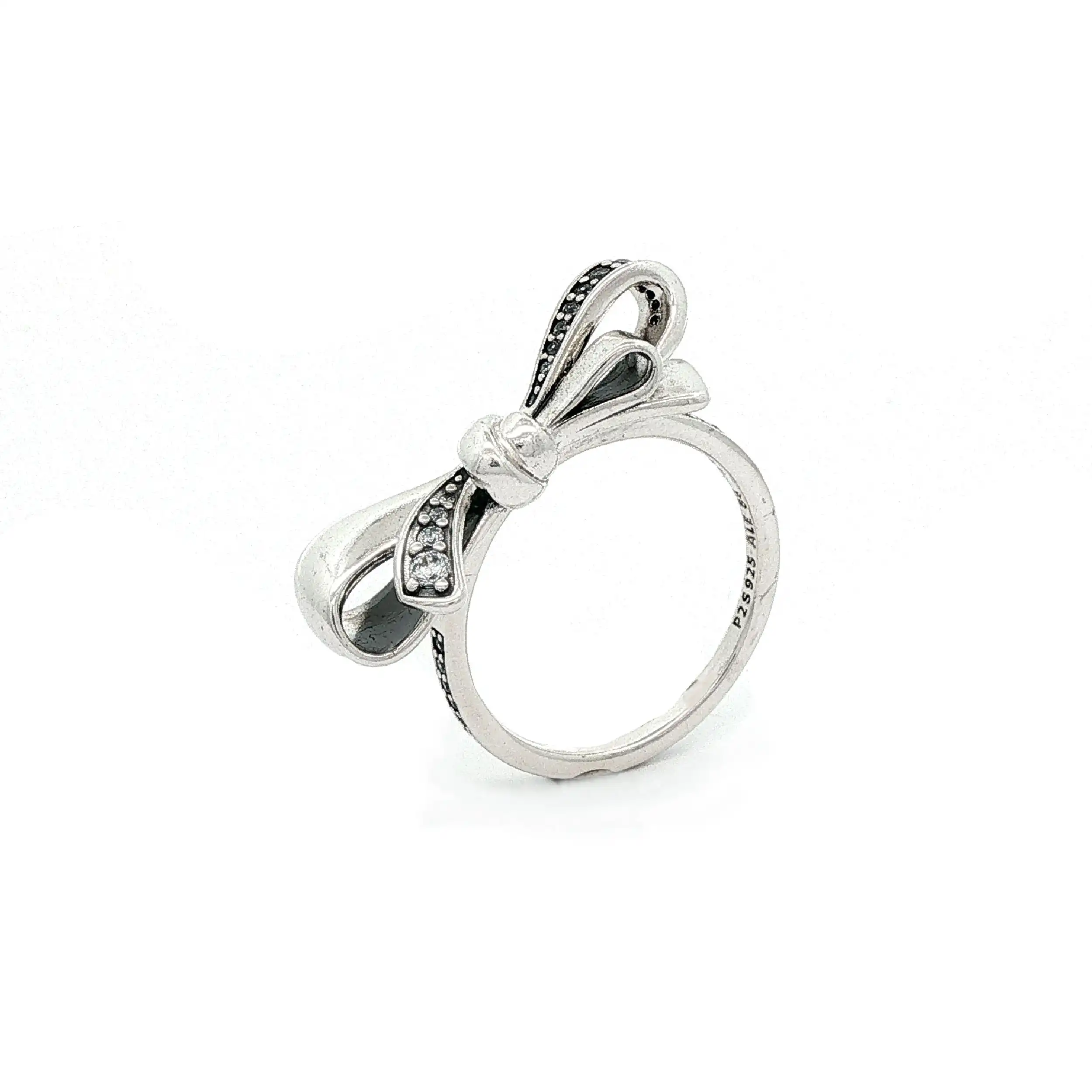 Ring Silber mit Schleife und Zirkonia von Pandora Ring Silber mit Schleife und Zirkonia von Pandora