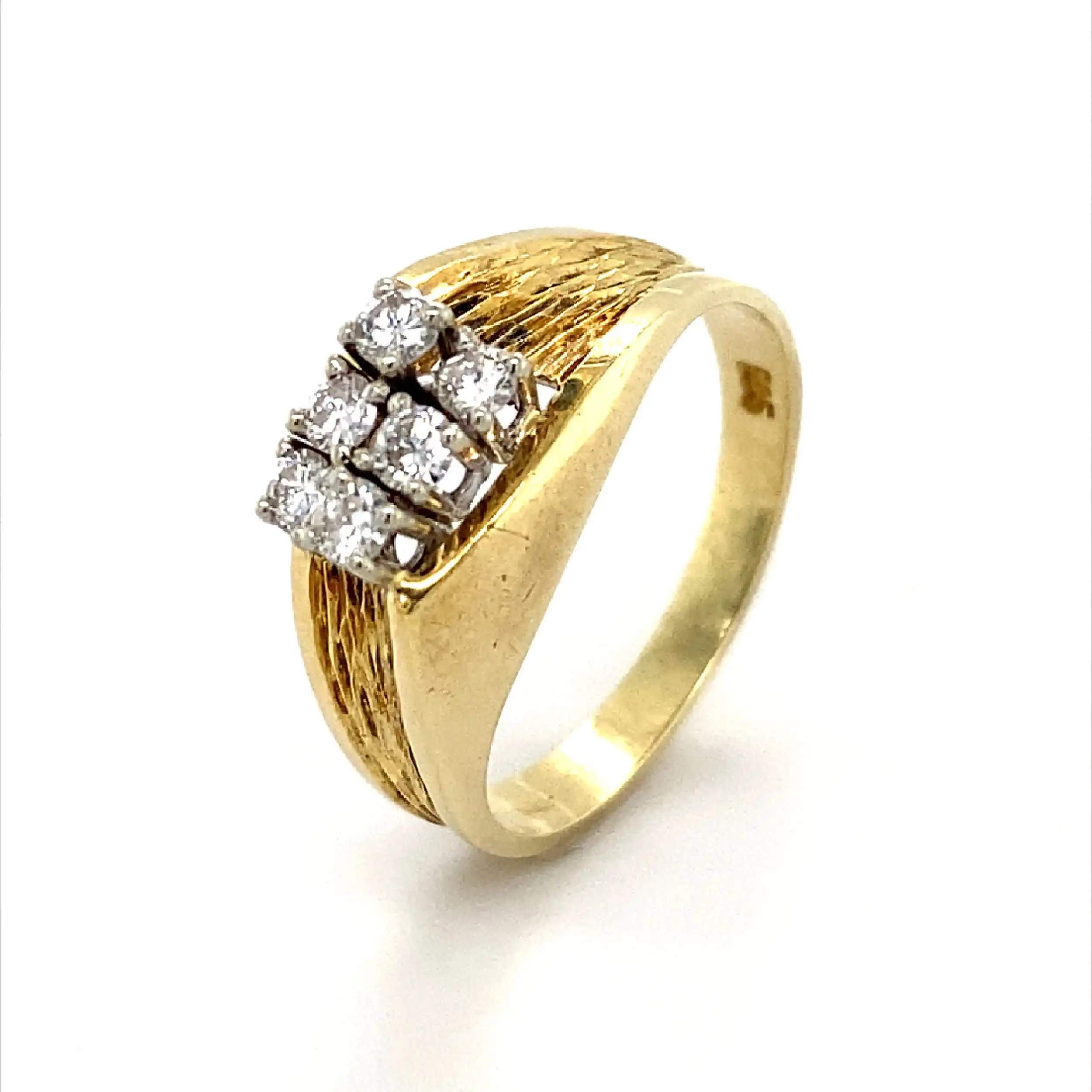 Ring Gelbgold mit Brillanten Ring Gelbgold mit Brillanten