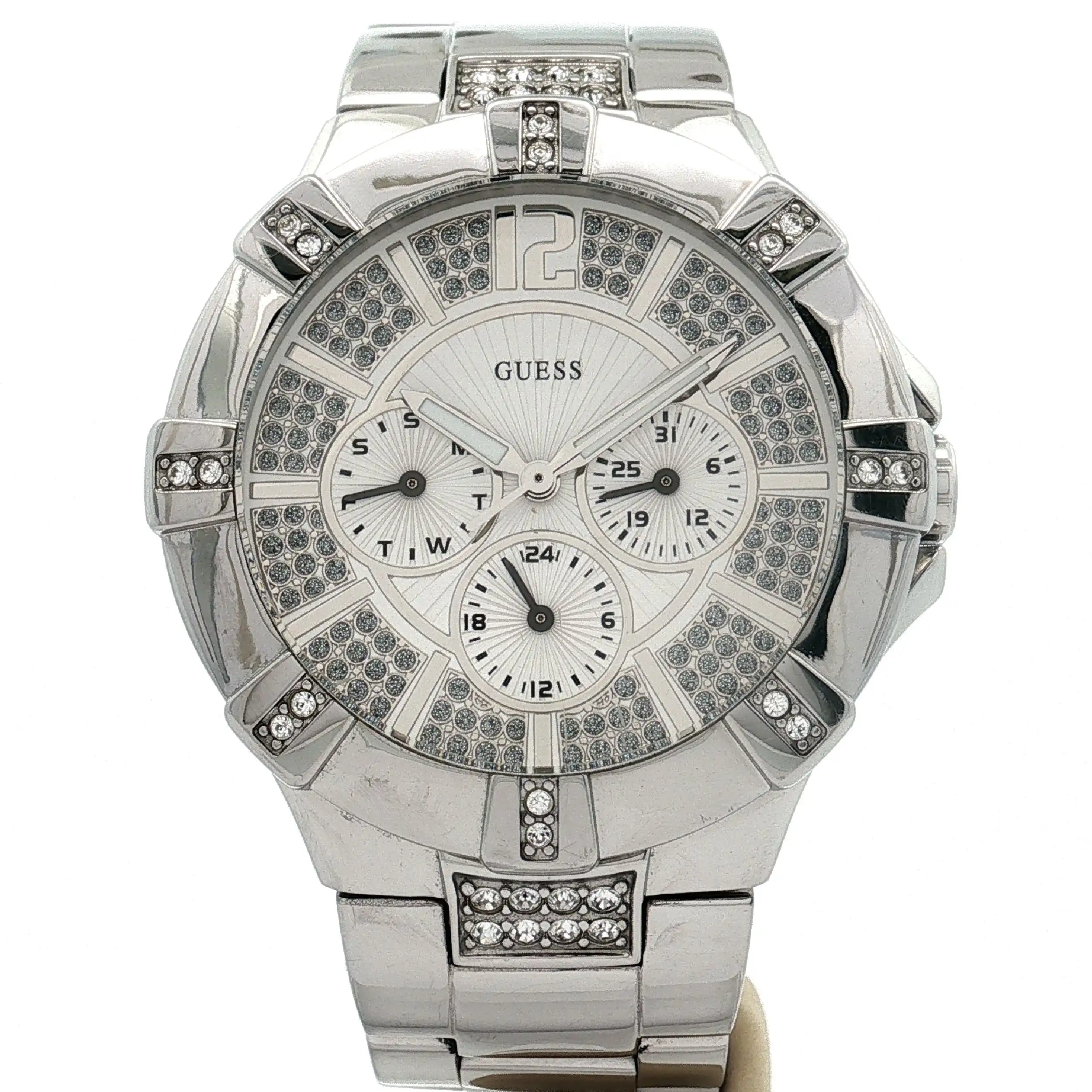 Damenuhr Guess Vista Quarz W12080L1 mit Ersatzgliedern Damenuhr Guess Vista Quarz W12080L1 mit Ersatzgliedern
