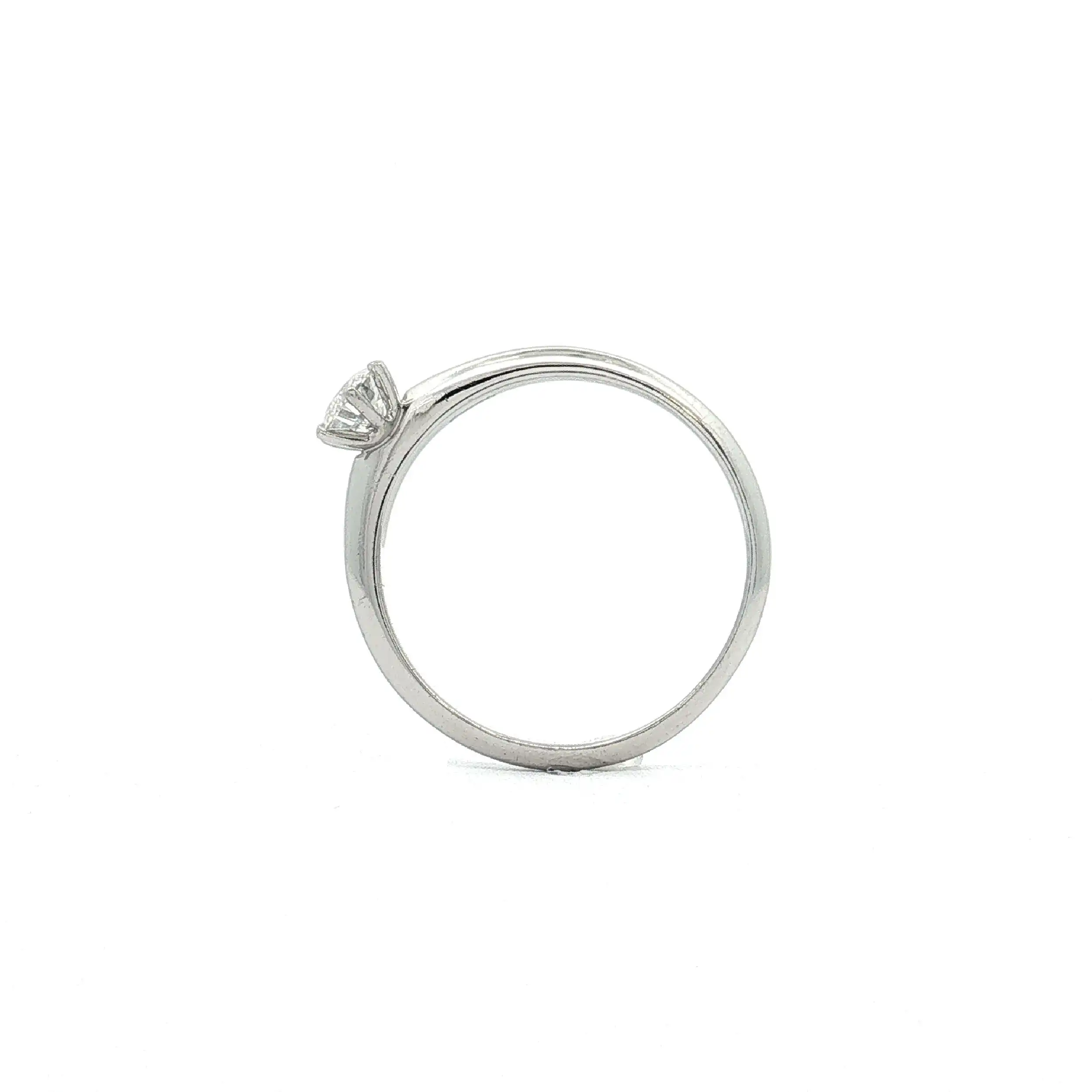 Ring Platin mit Solitär Brillant Ring Platin mit Solitär Brillant