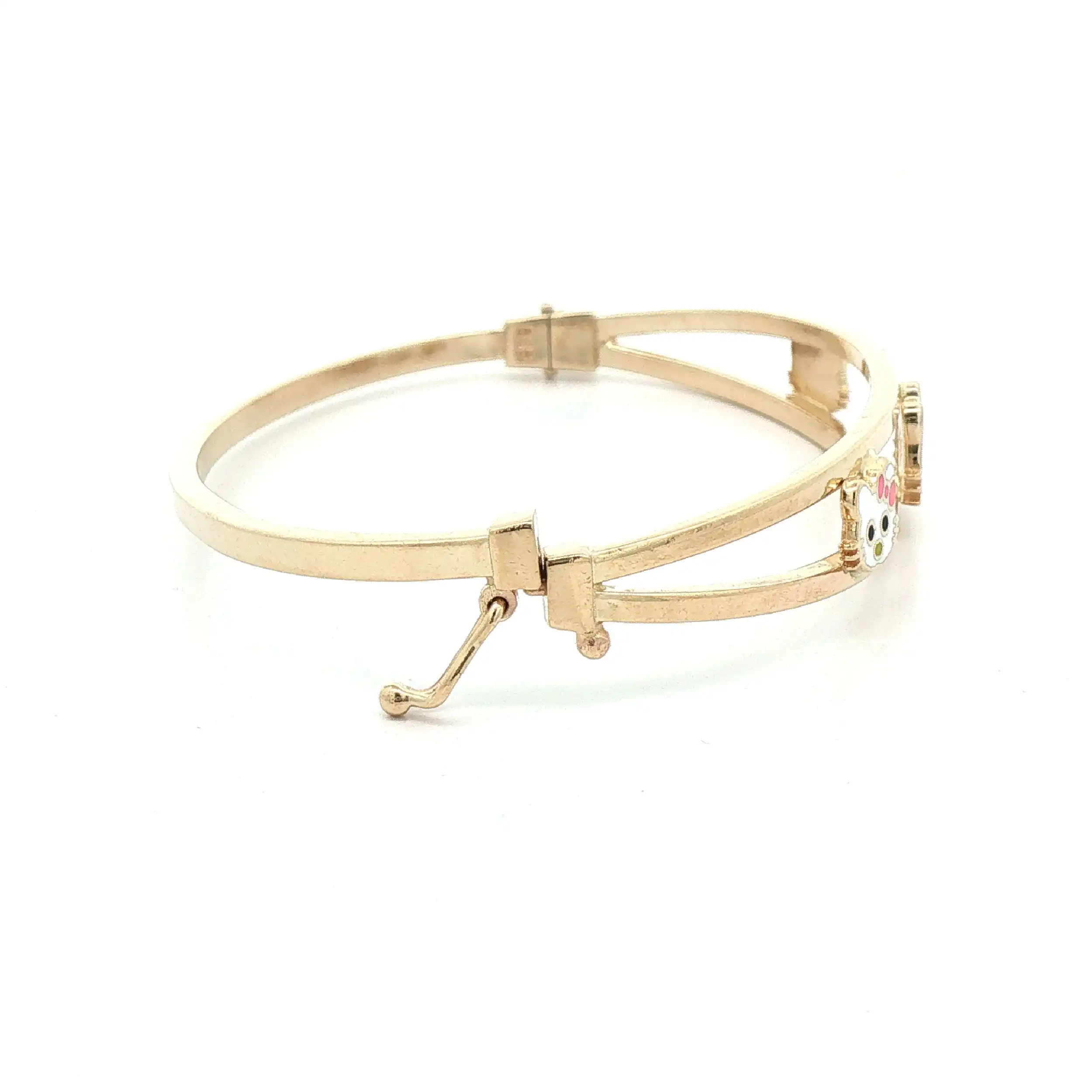 Armreif Gelbgold mit Hellow Kitty