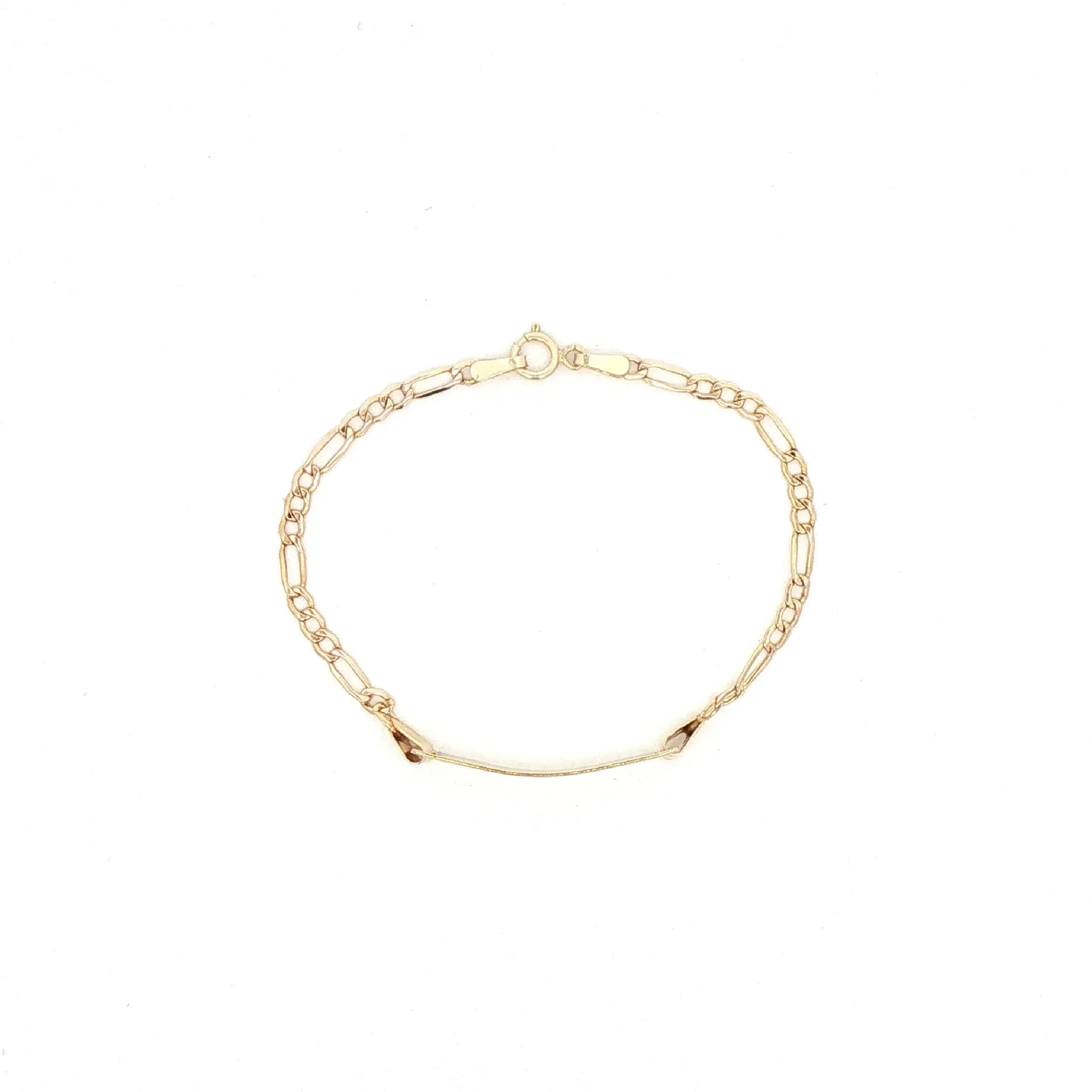 Kinderidentarmband Gelbgold Kinderidentarmband Gelbgold