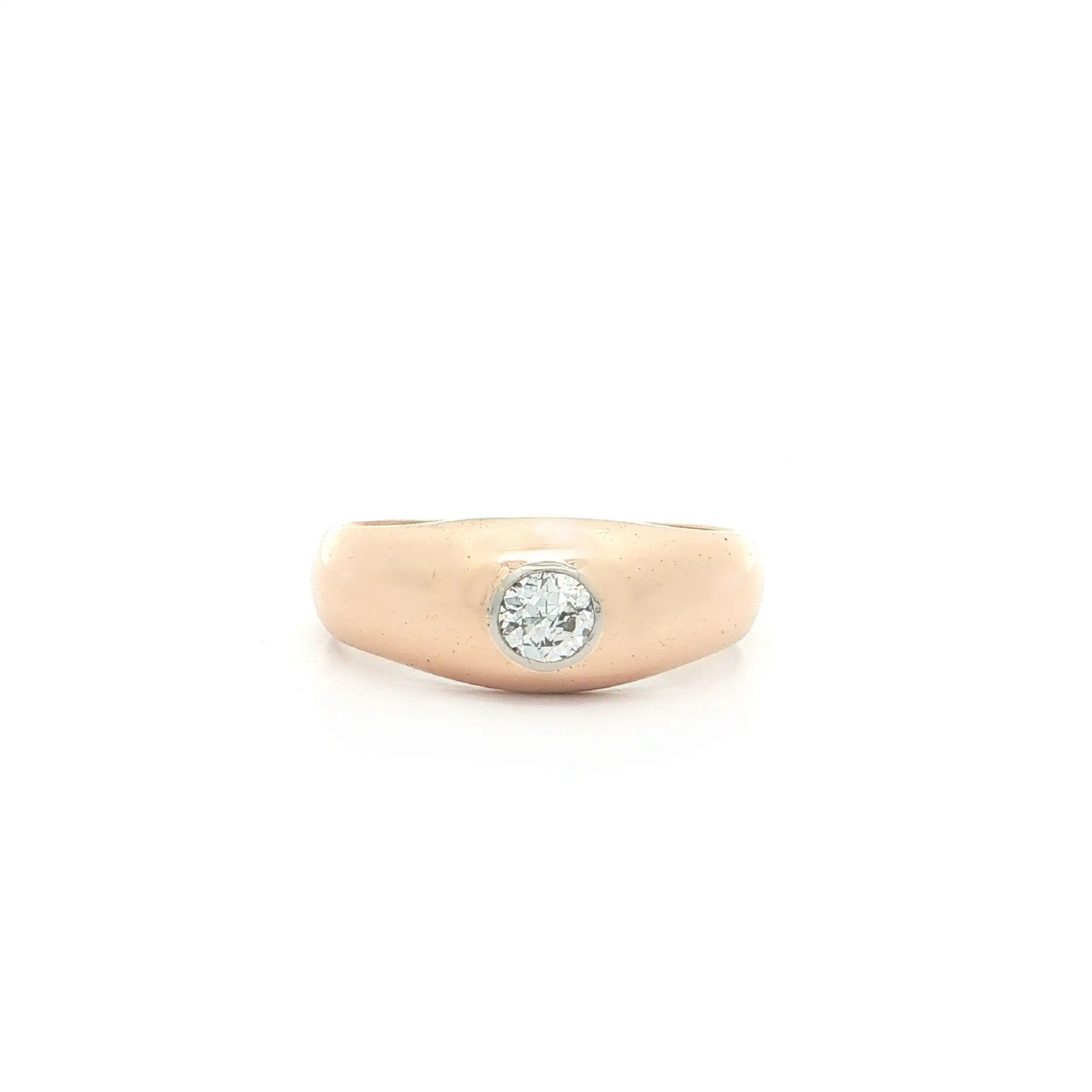 Ring Rotgold mit Brillant