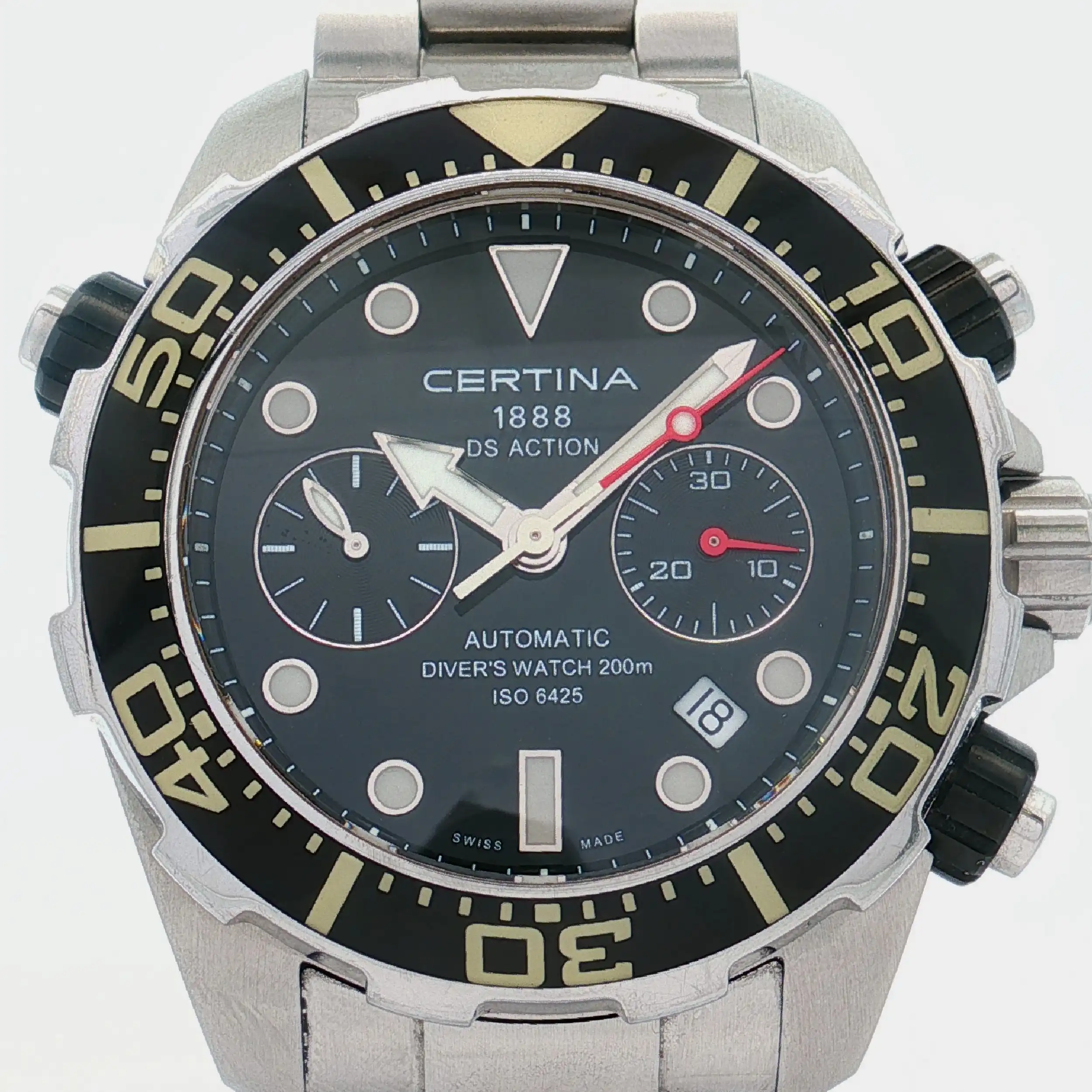 Herrenuhr Certina Taucheruhr 200m Chronograph DS Action