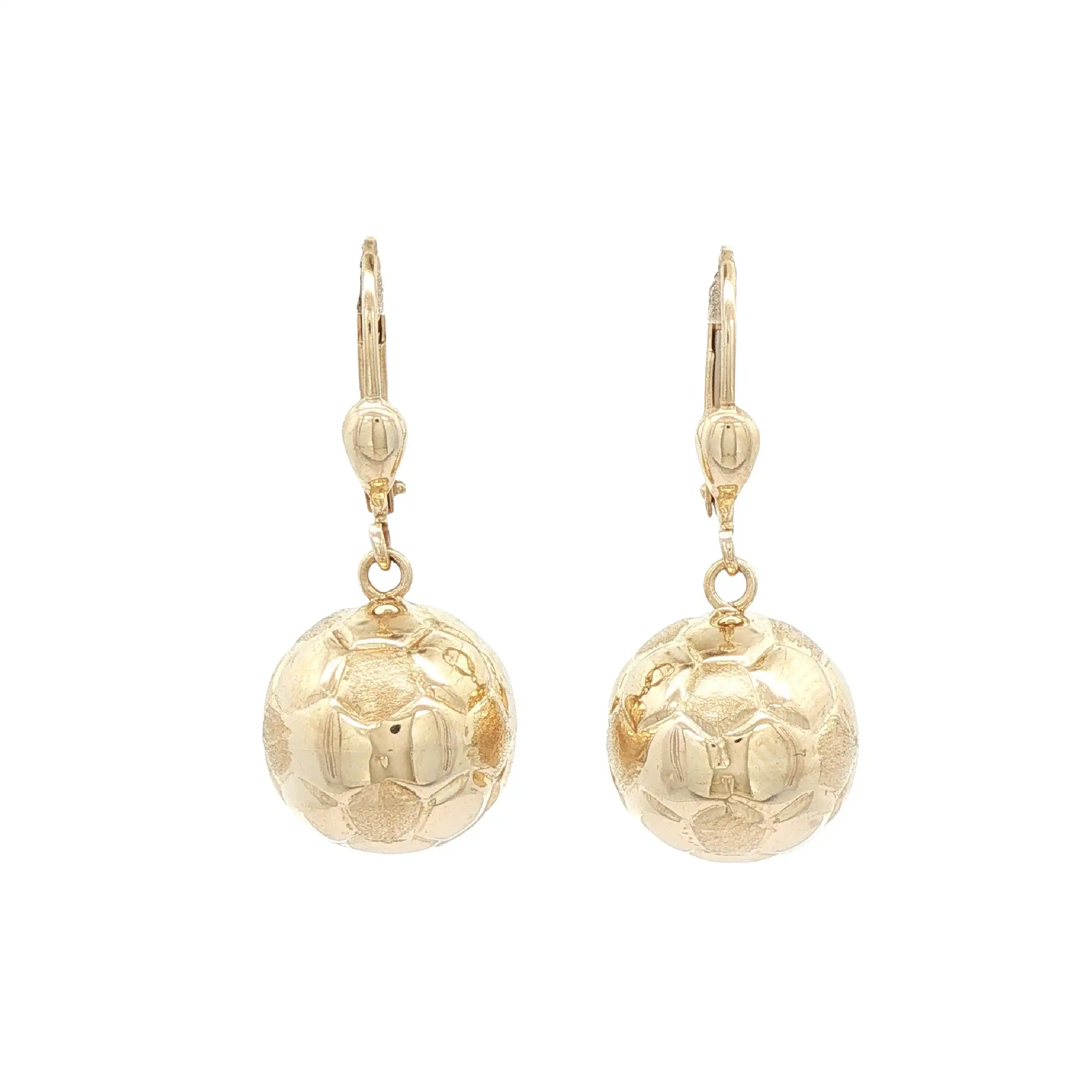 Ohrhänger Gelbgold mit Kugel Ohrhänger Gelbgold mit Kugel