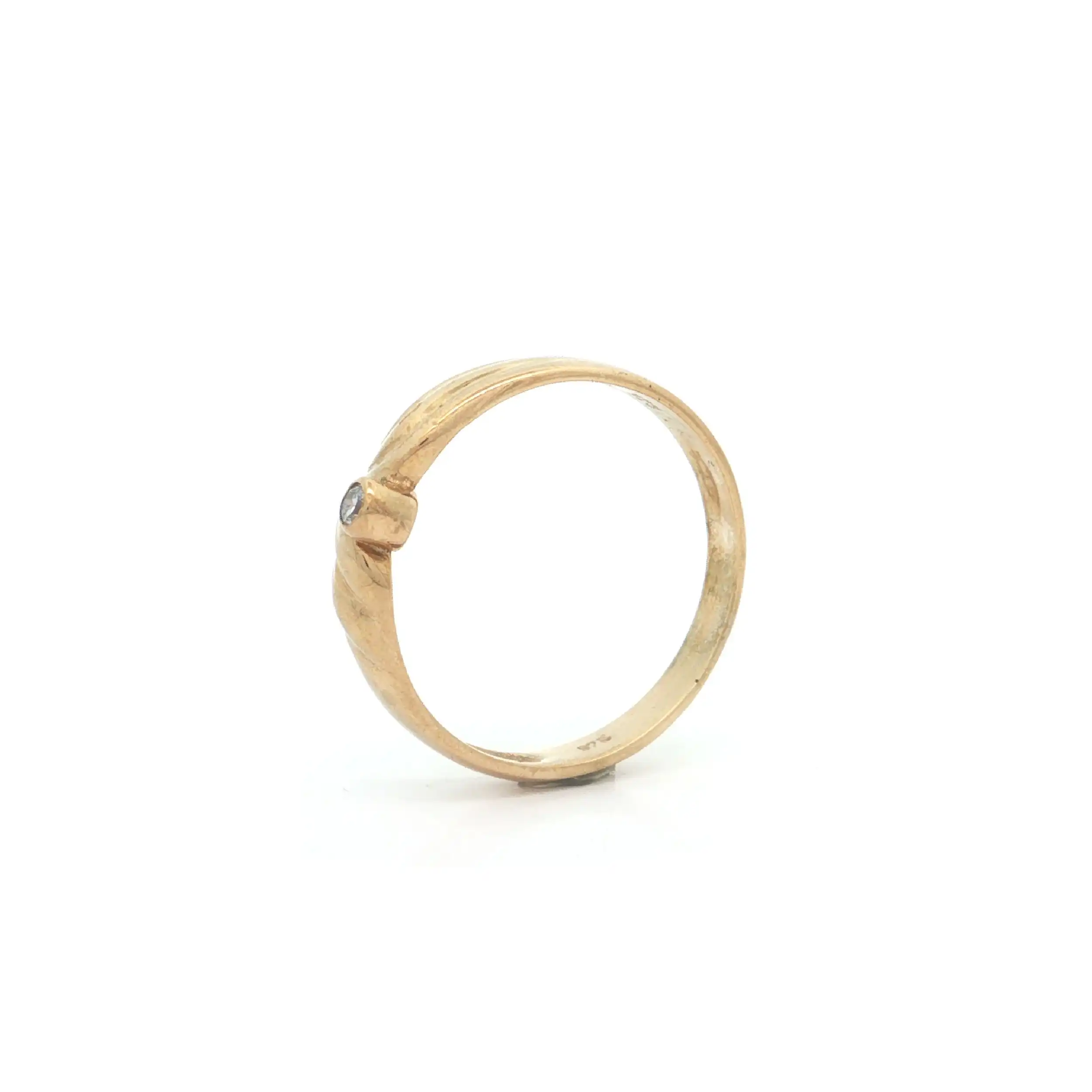 Ring Silber vergoldet mit Zirkonia
