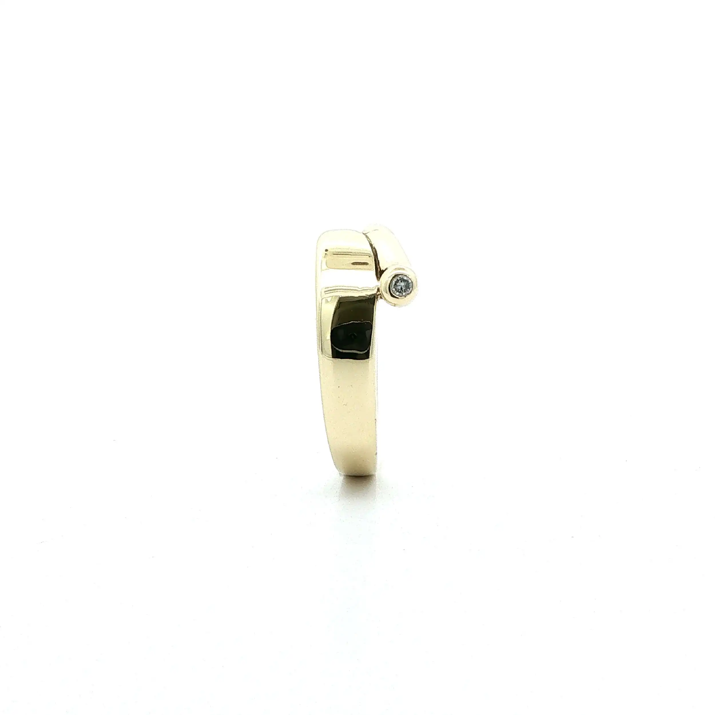 Ring Gelbgold mit Brillant Ring Gelbgold mit Brillant