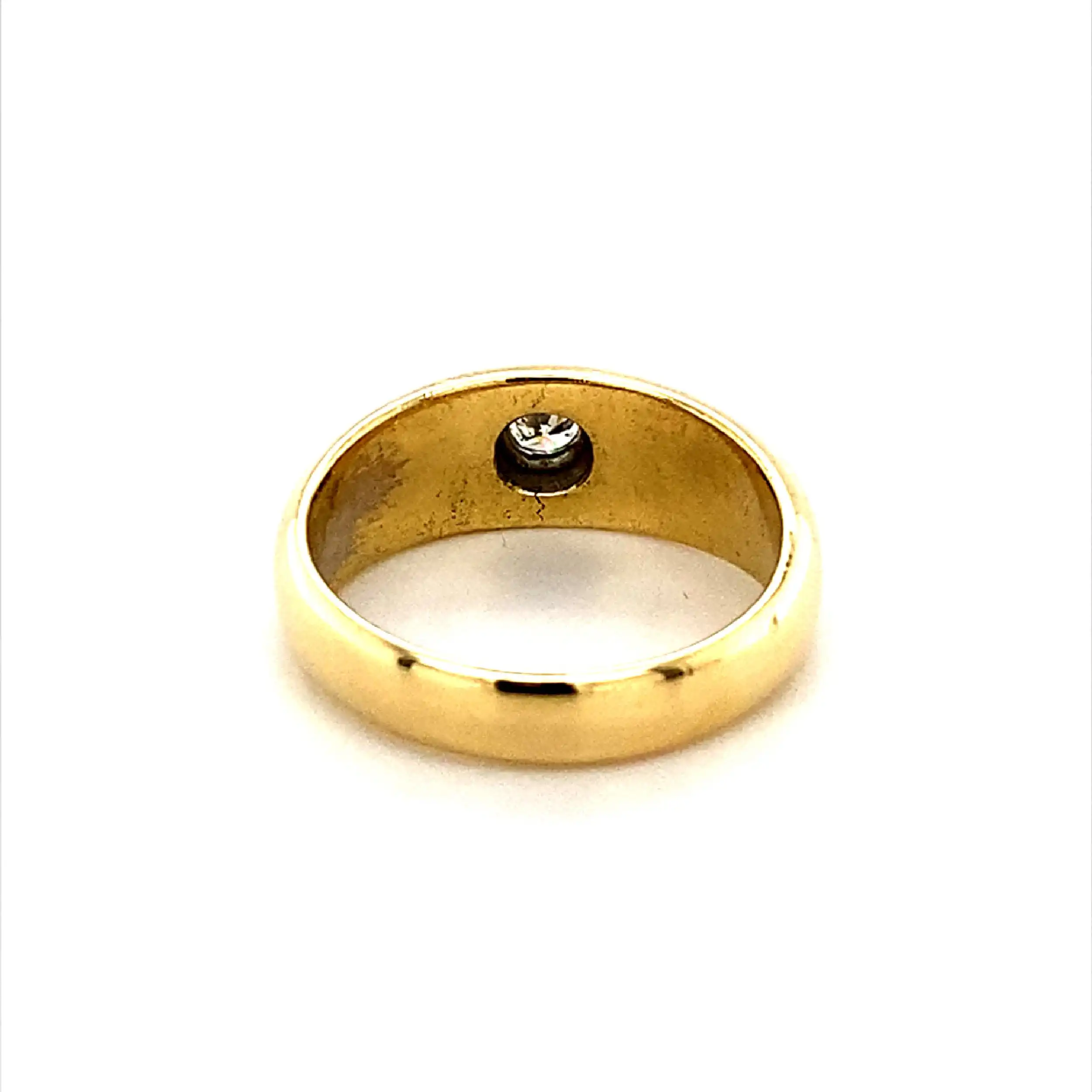Ring Bicolor mit Brillant Ring Bicolor mit Brillant