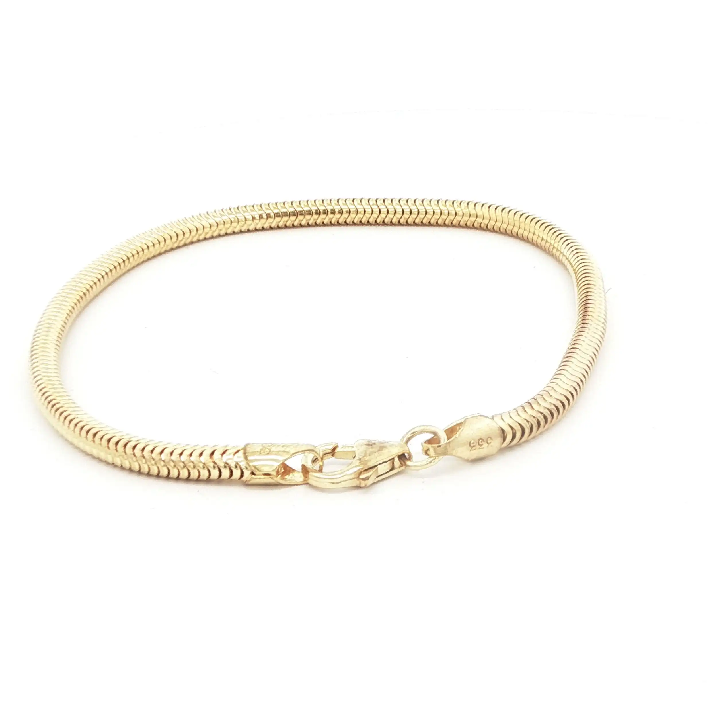 Schlangenarmband Gelbgold