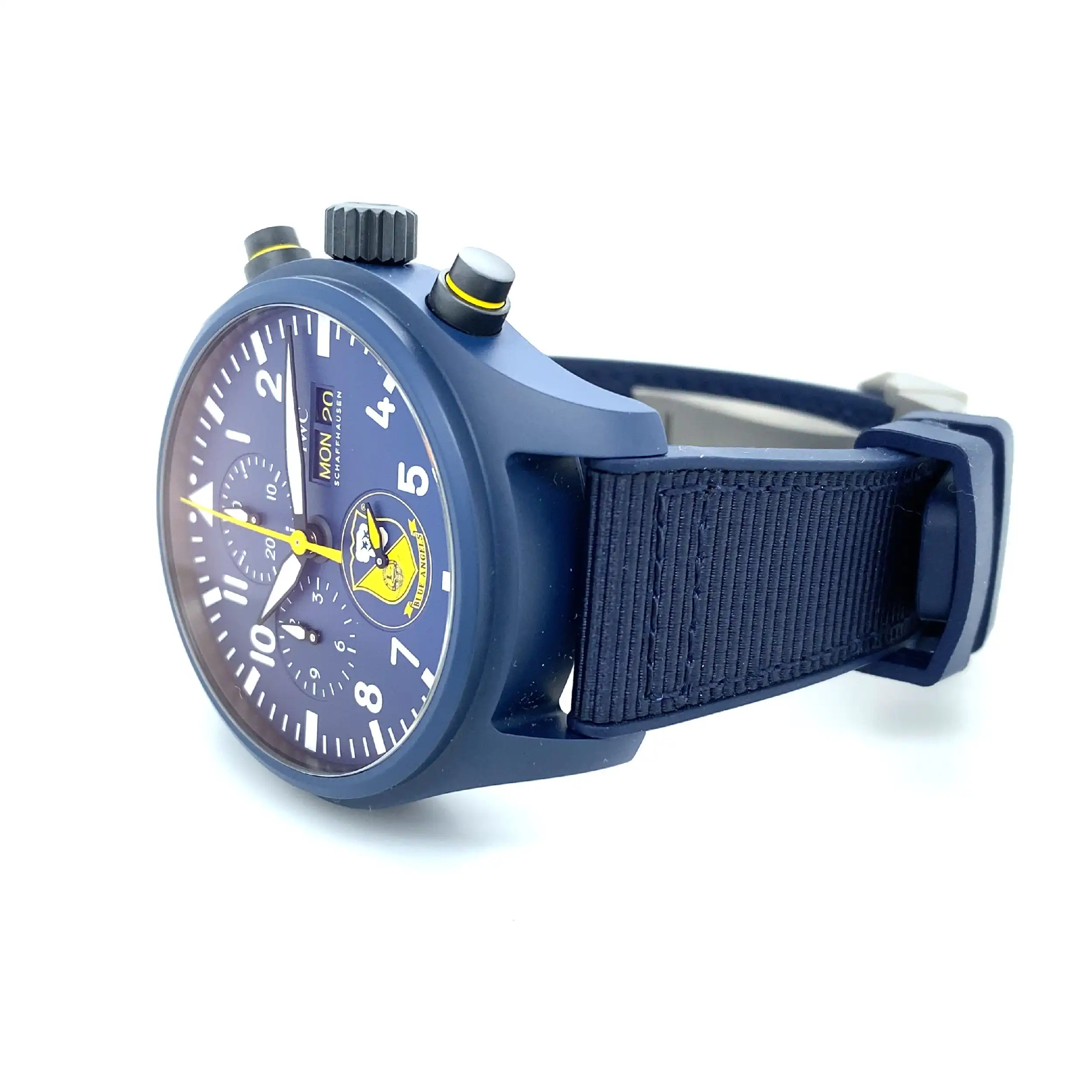 Herrenuhr IWC Pilots Watch Chronograph Edition ''Blue Angels'' Herrenuhr IWC Pilots Watch Chronograph Edition ''Blue Angels''
