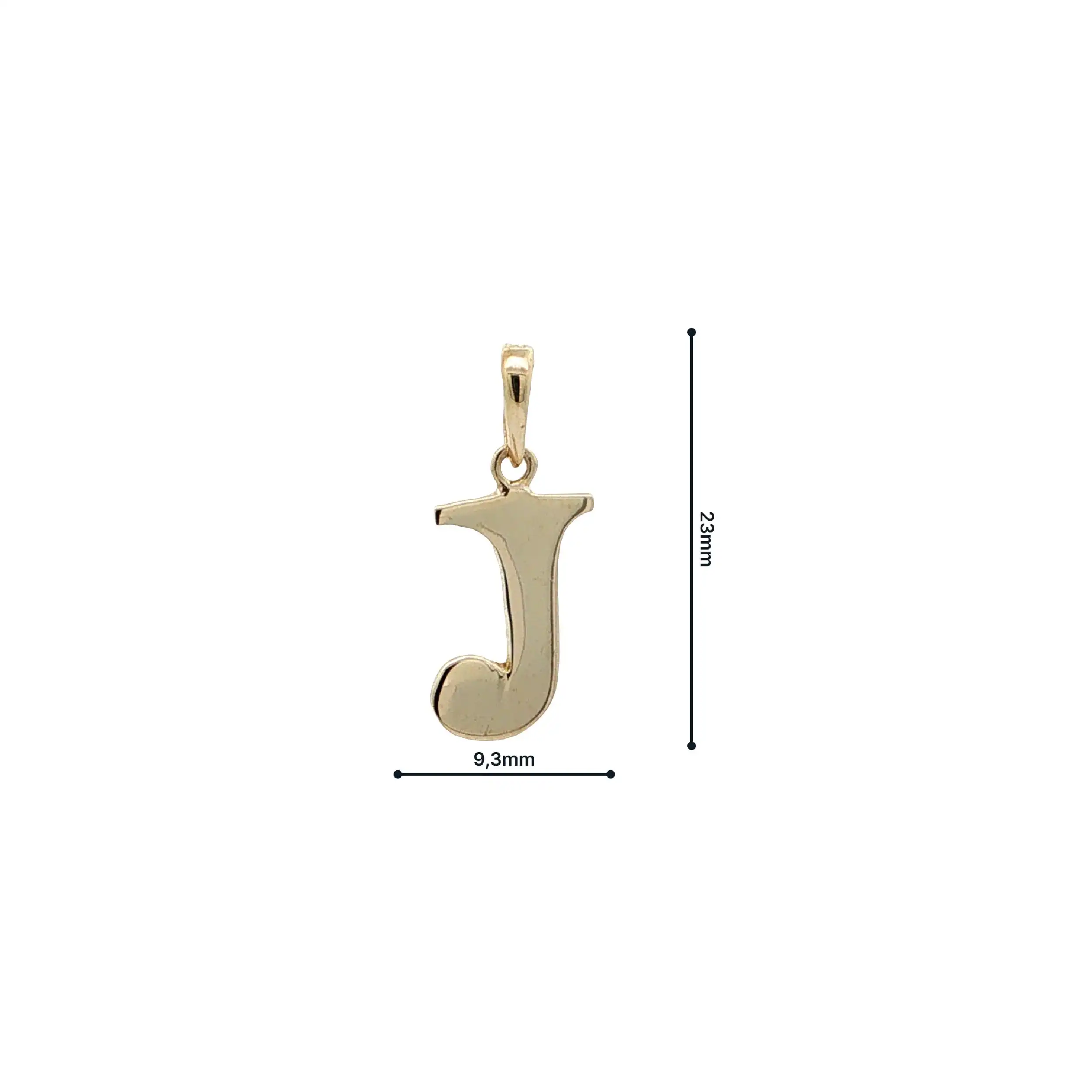 Anhänger Gelbgold Buchstabe "J" Anhänger Gelbgold Buchstabe "J"