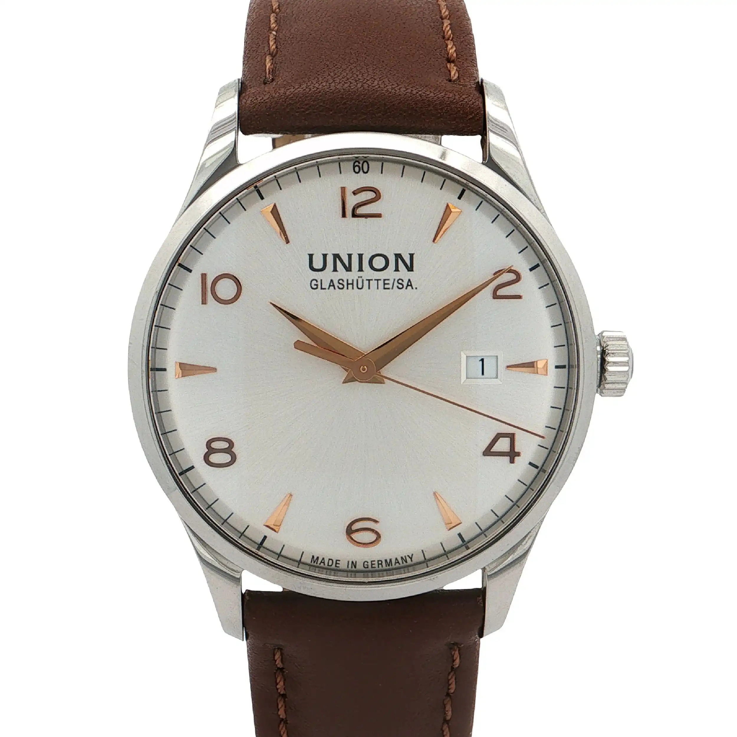 Herrenuhr Union Glashütte Noramis 40mm Automatik Full Set Ref: D005.407A