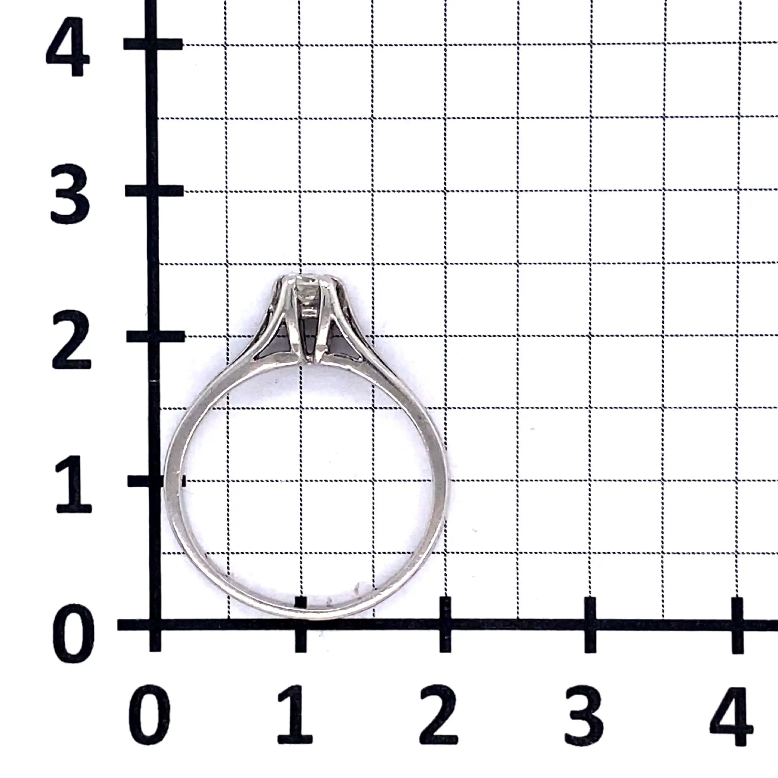 Ring Weißgold mit Brillant Ring Weißgold mit Brillant