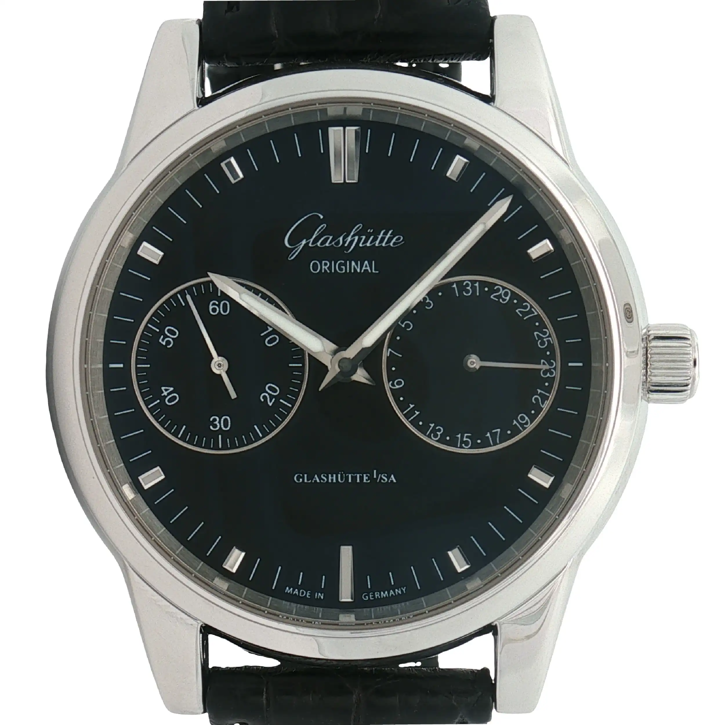Herrenuhr Glashütte Original Senator Zeigerdatum