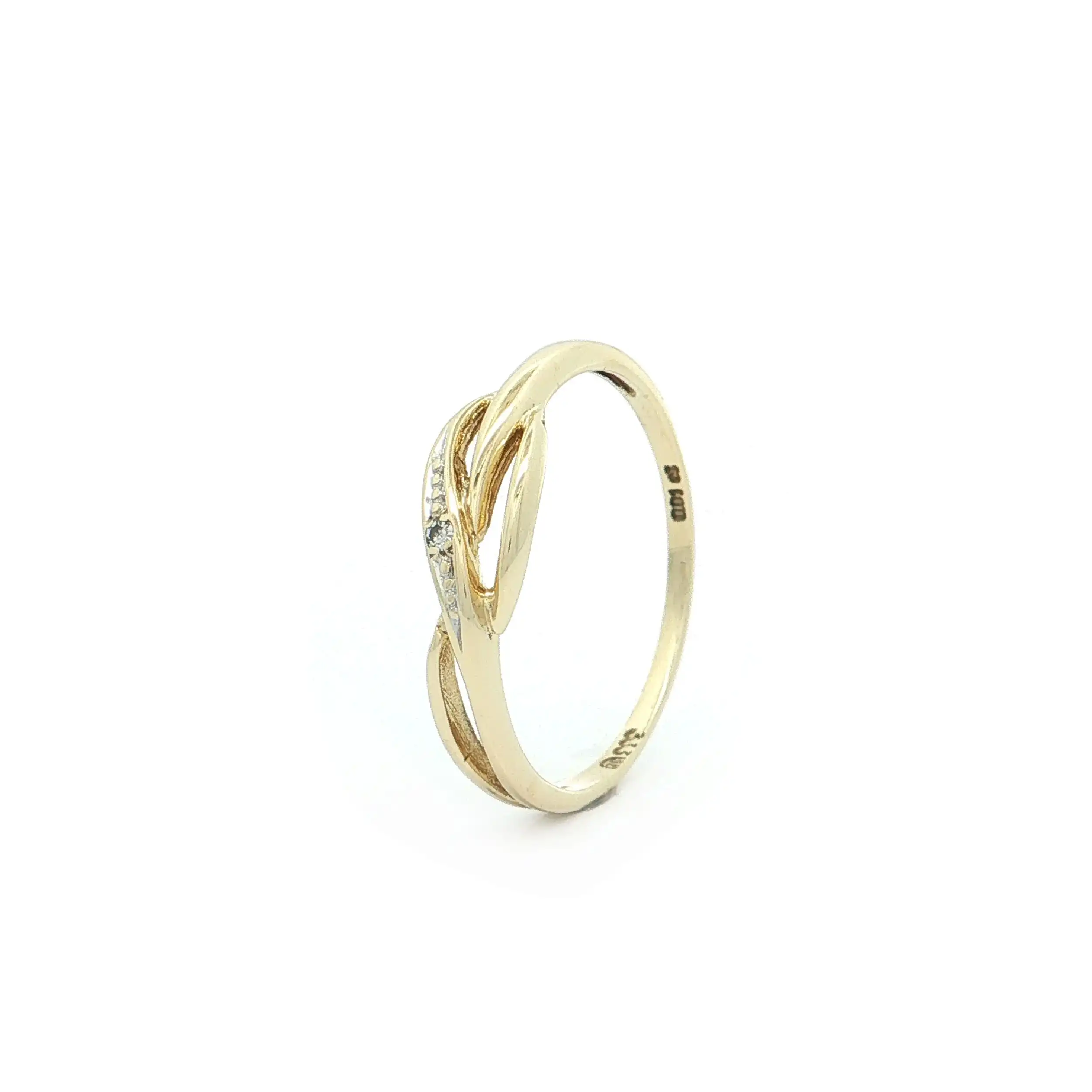 Ring Bicolor mit Diamant Ring Bicolor mit Diamant