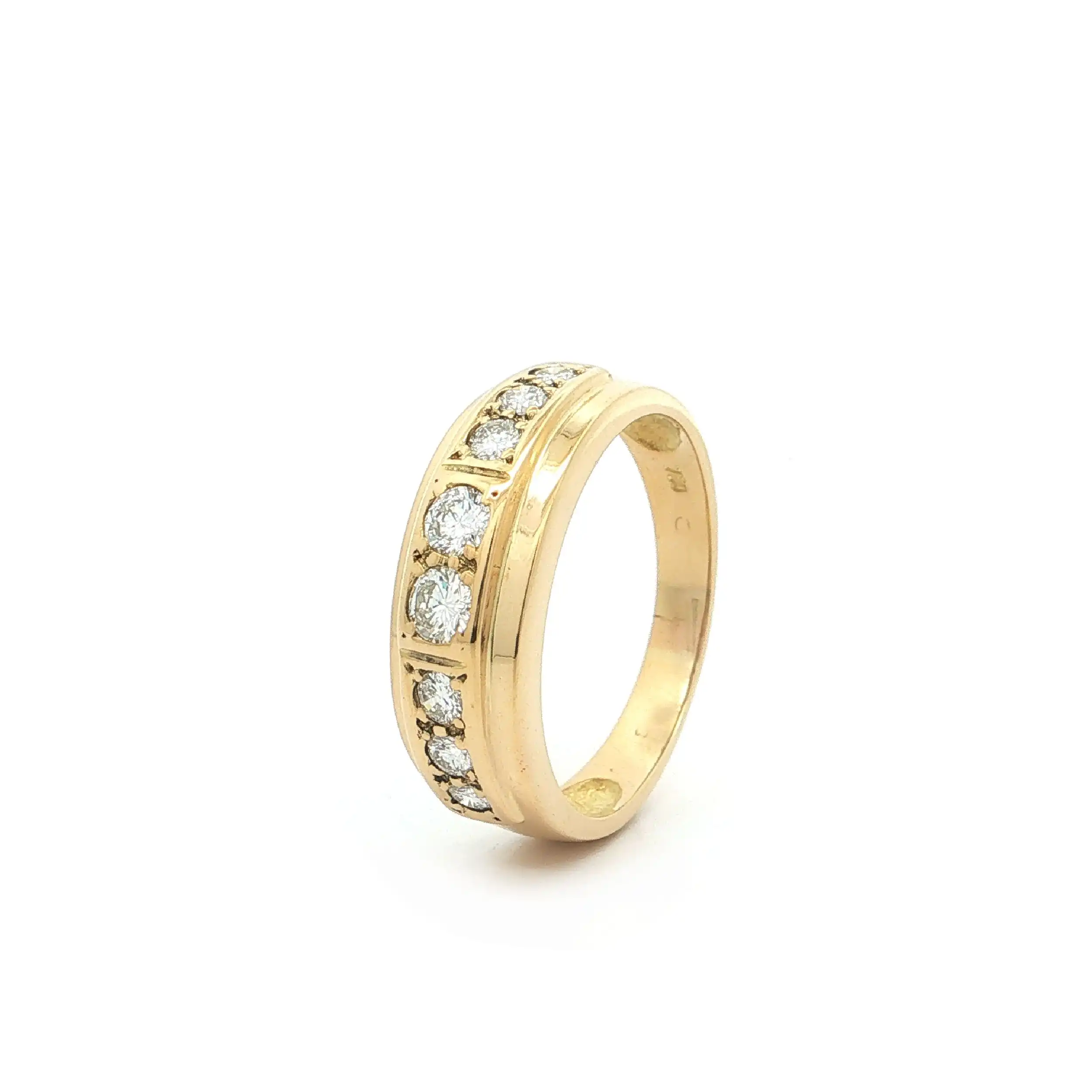 Ring Gelbgold mit Brillanten