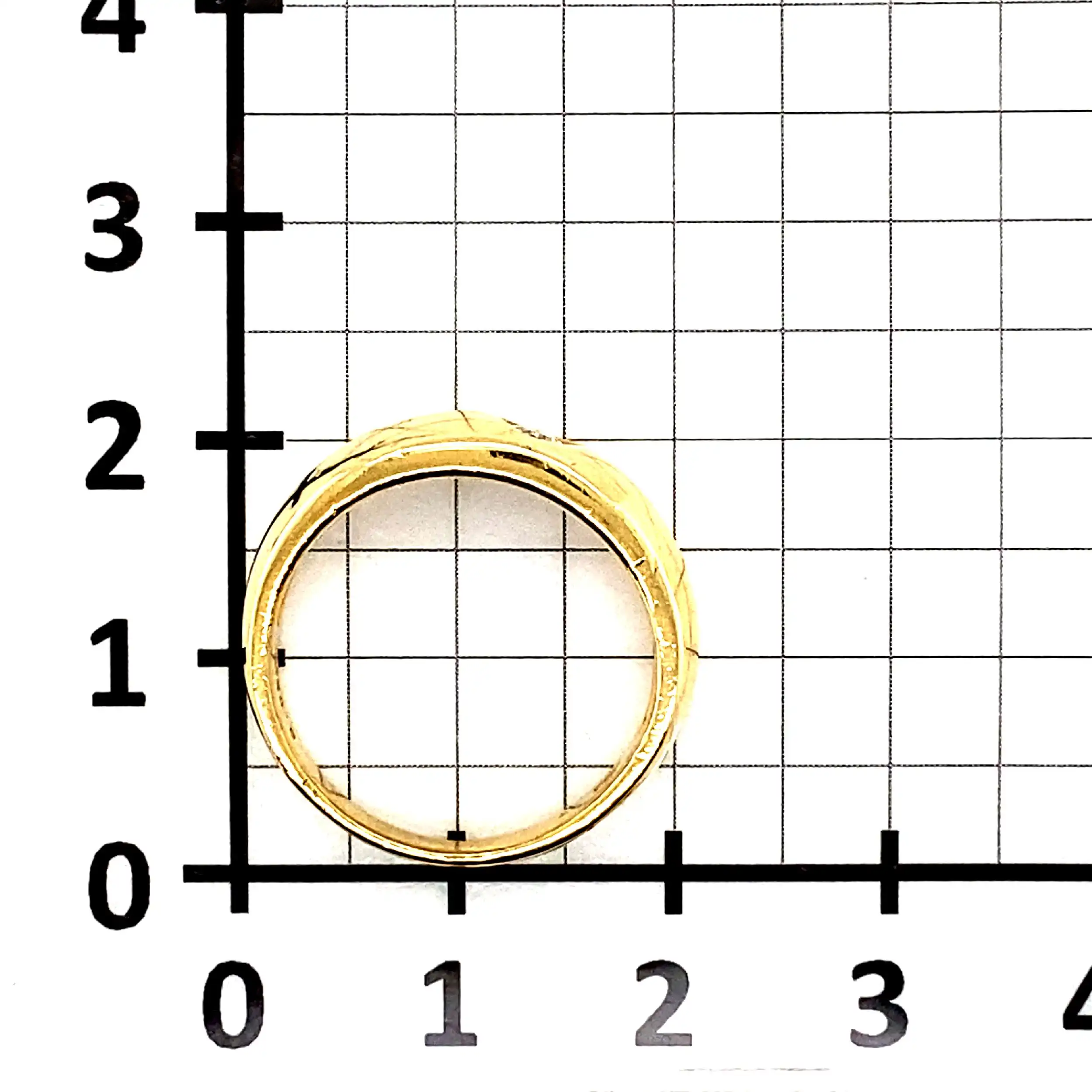 Ring Gelbgold mit Brillant, graviert mit 0,08ct Ring Gelbgold mit Brillant, graviert mit 0,08ct