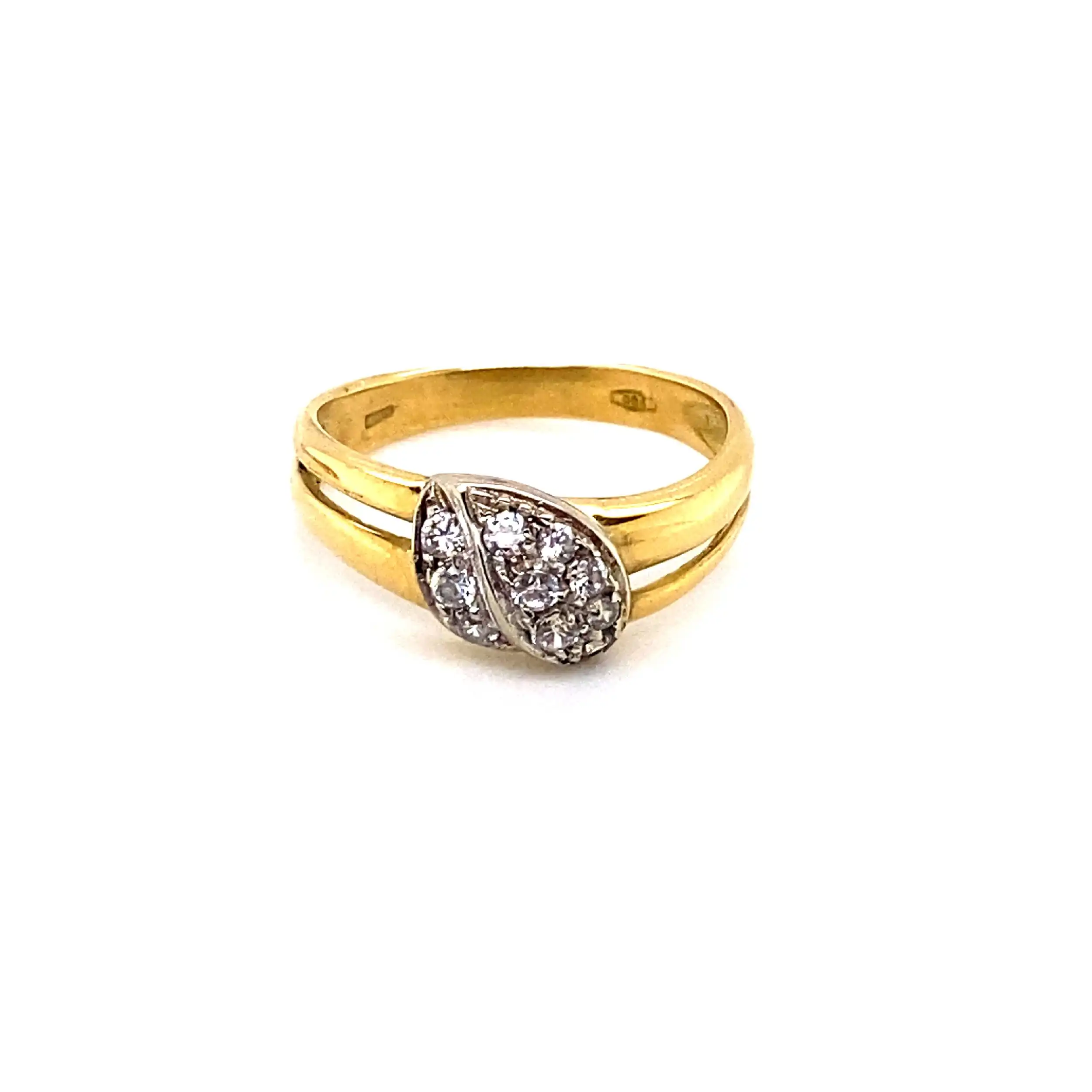 Ring Gelbgold mit Zirkonia