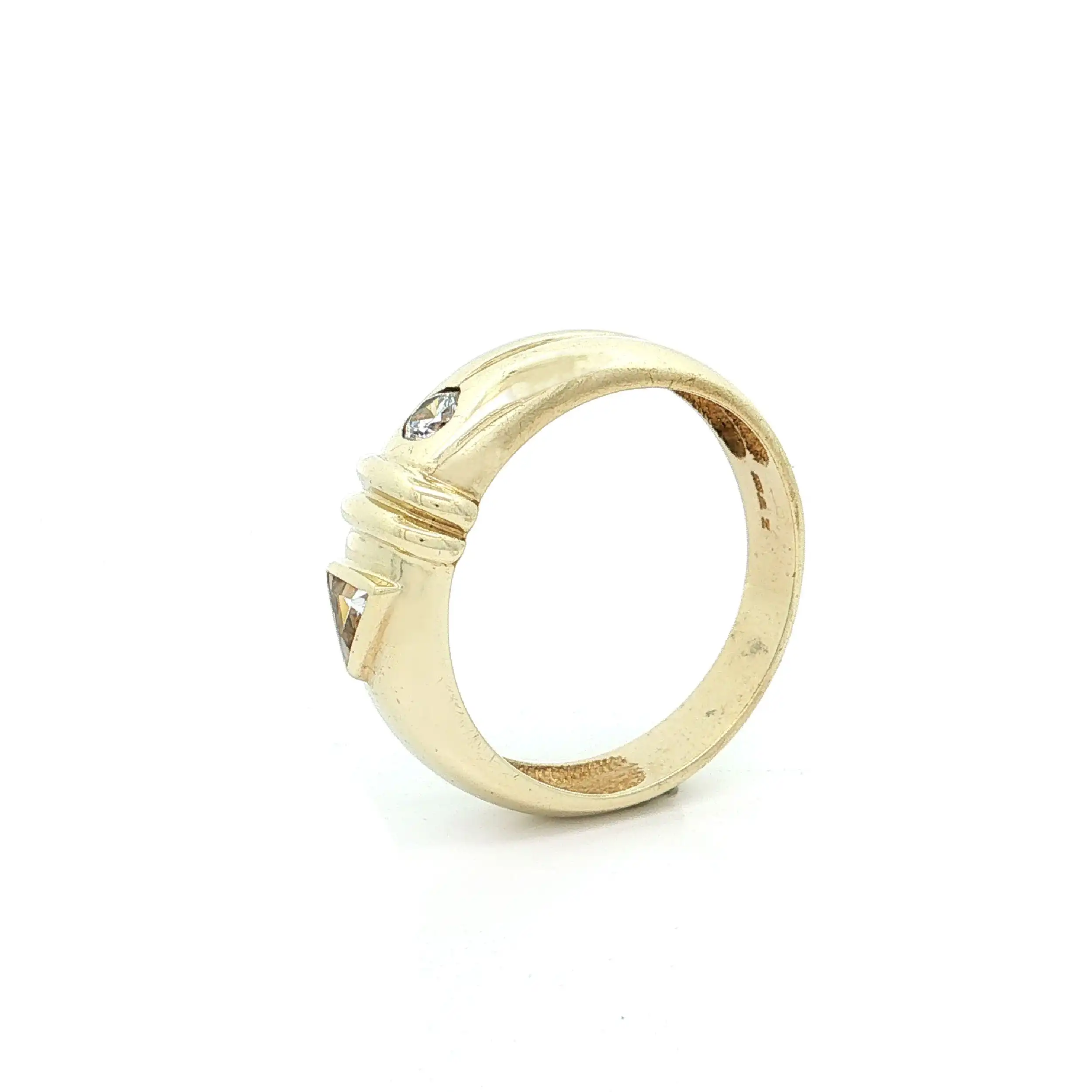 Ring Gelbgold mit Zirkonia Ring Gelbgold mit Zirkonia