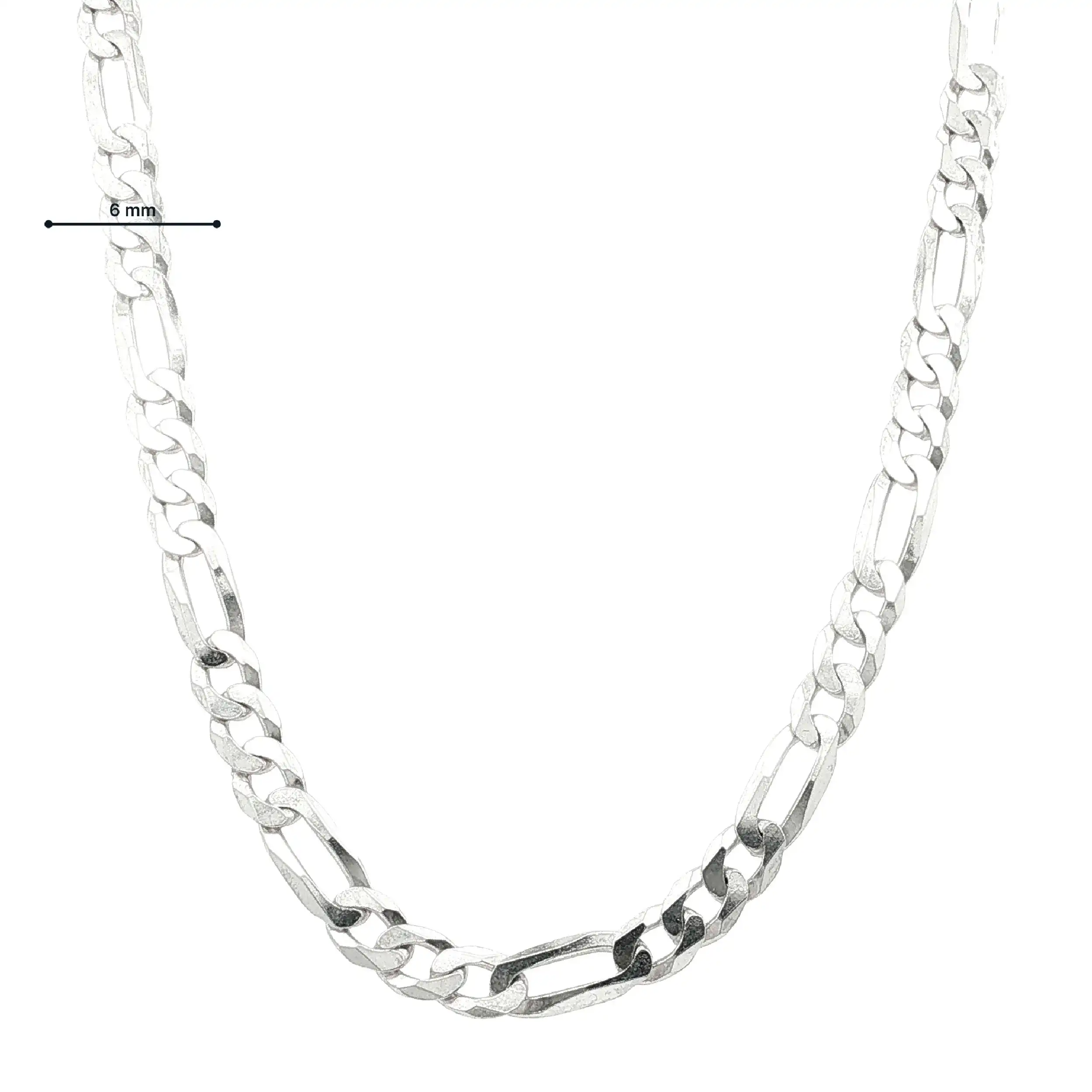 Figarokette Silber Figarokette Silber
