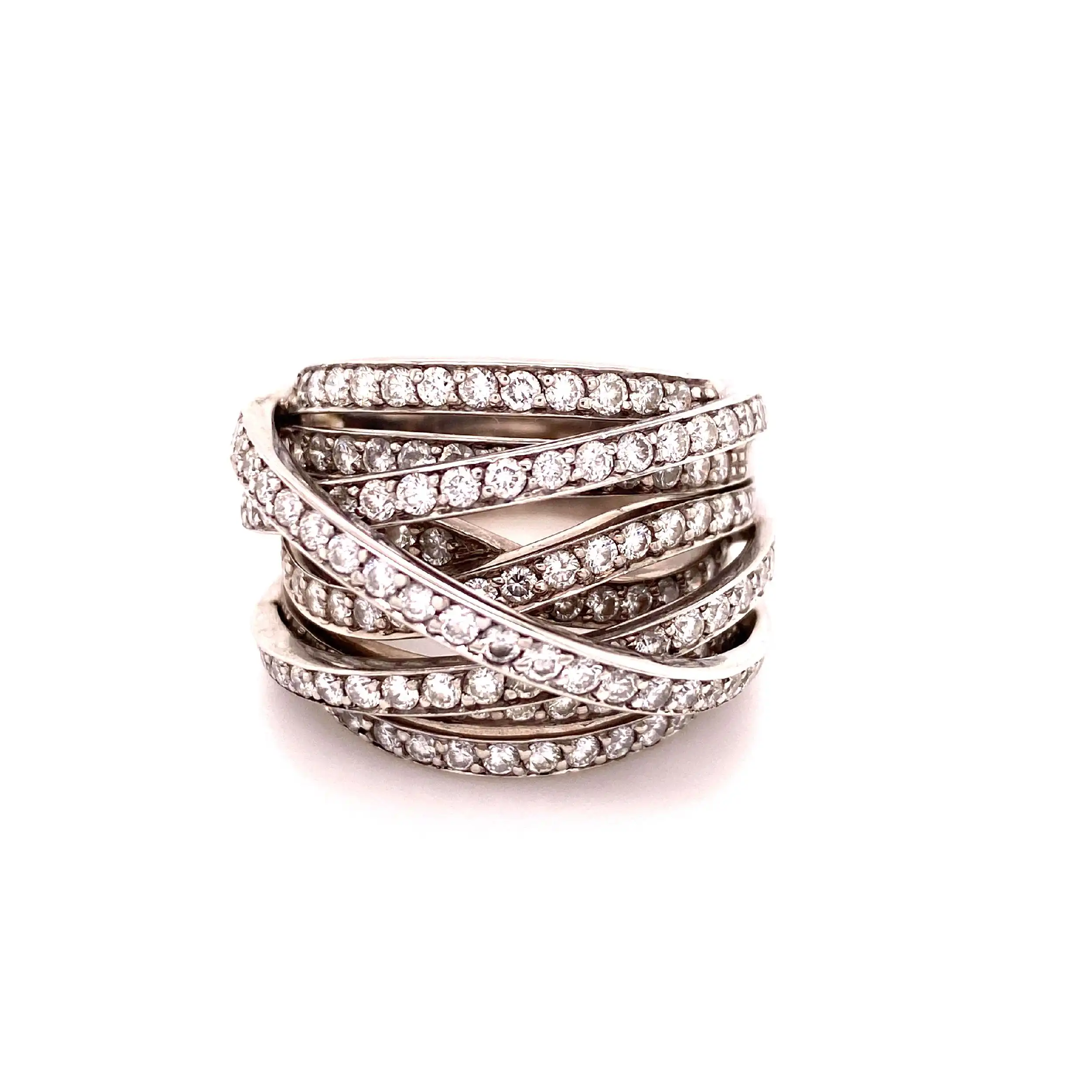 Ring Weißgold mit Brillanten Ring Weißgold mit Brillanten