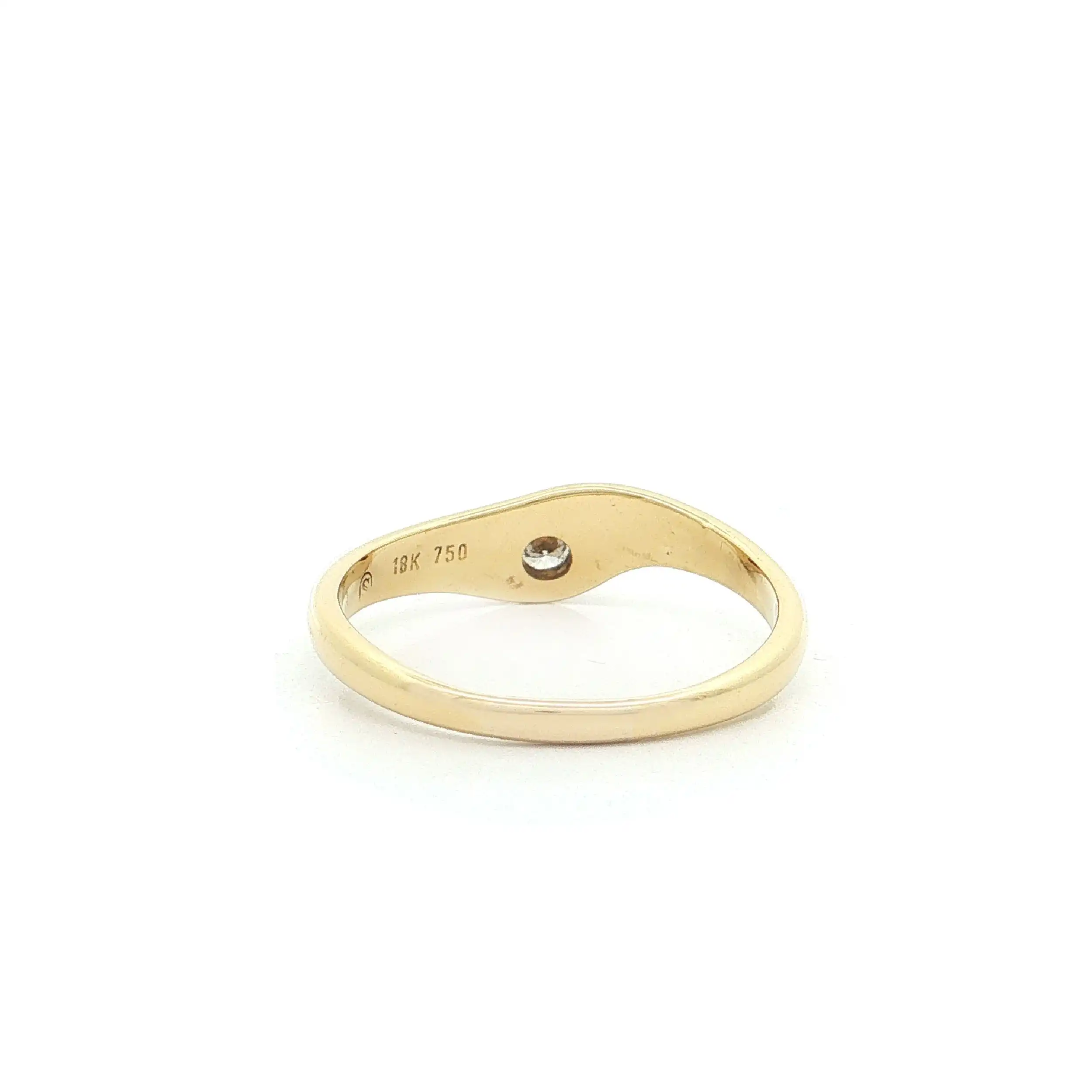 Ring Gelbgold mit Brillant