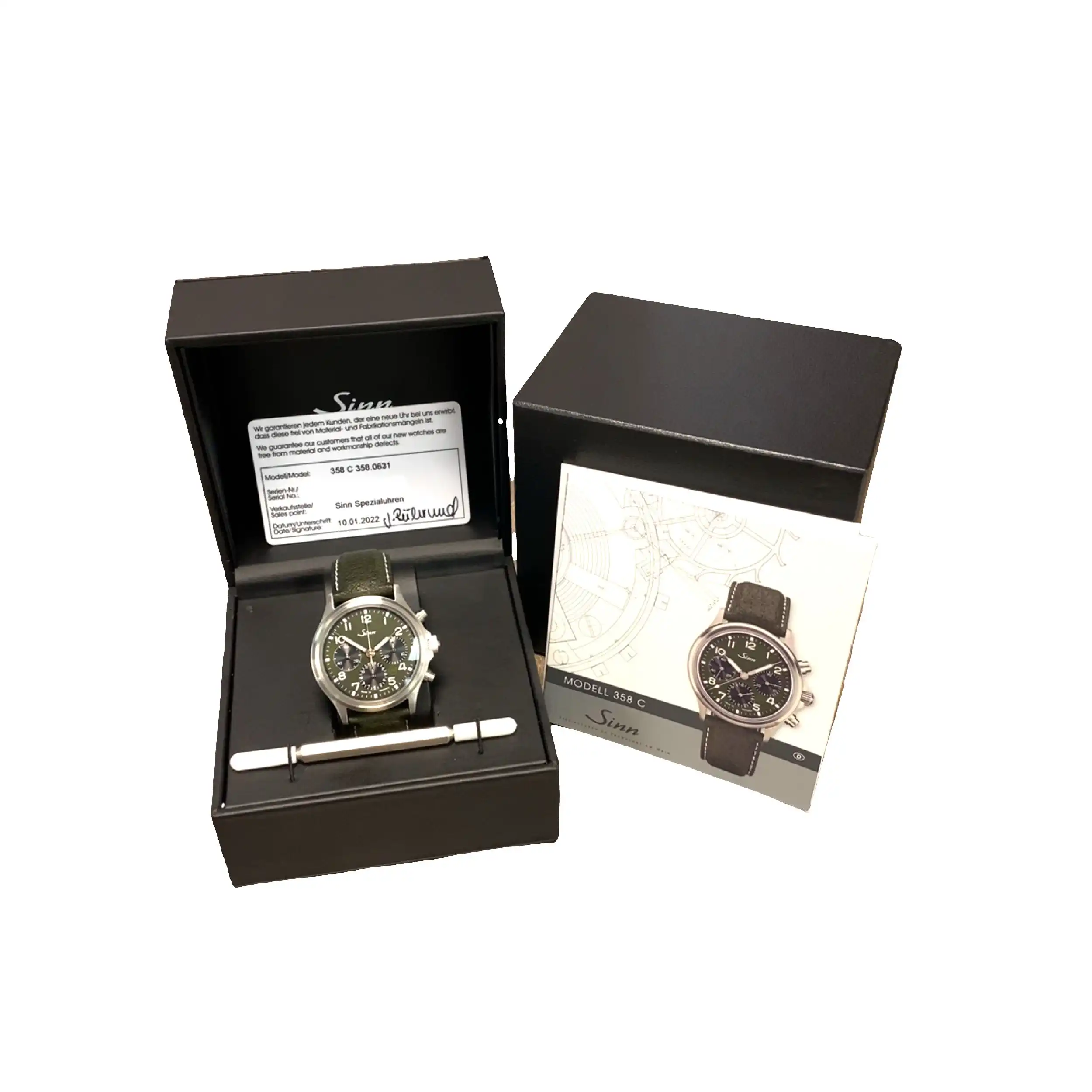 Herrenuhr Sinn 358 C im Fullset