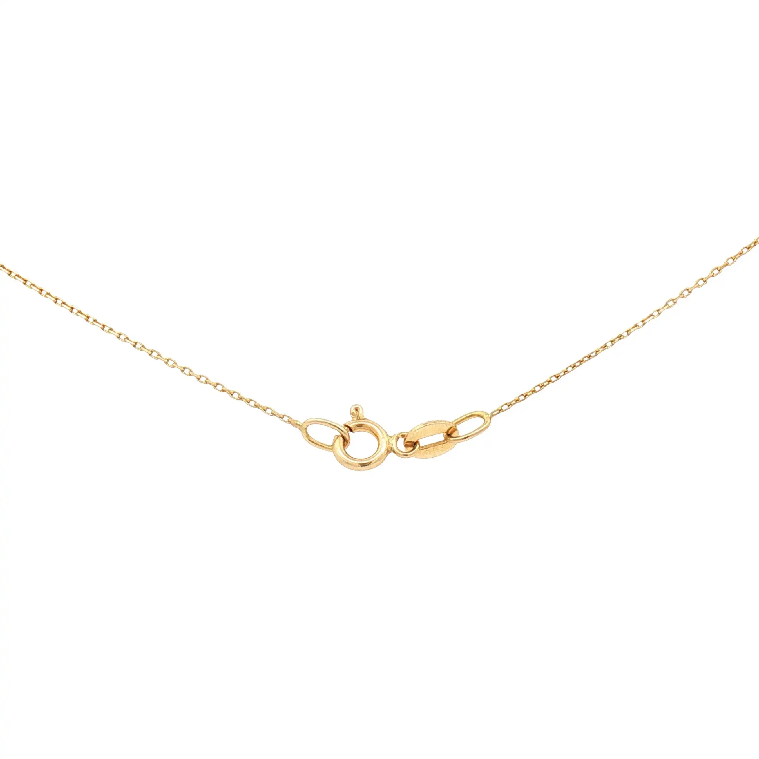 Ankerkette Gelbgold mit Anhängern und Zirkonia Ankerkette Gelbgold mit Anhängern und Zirkonia