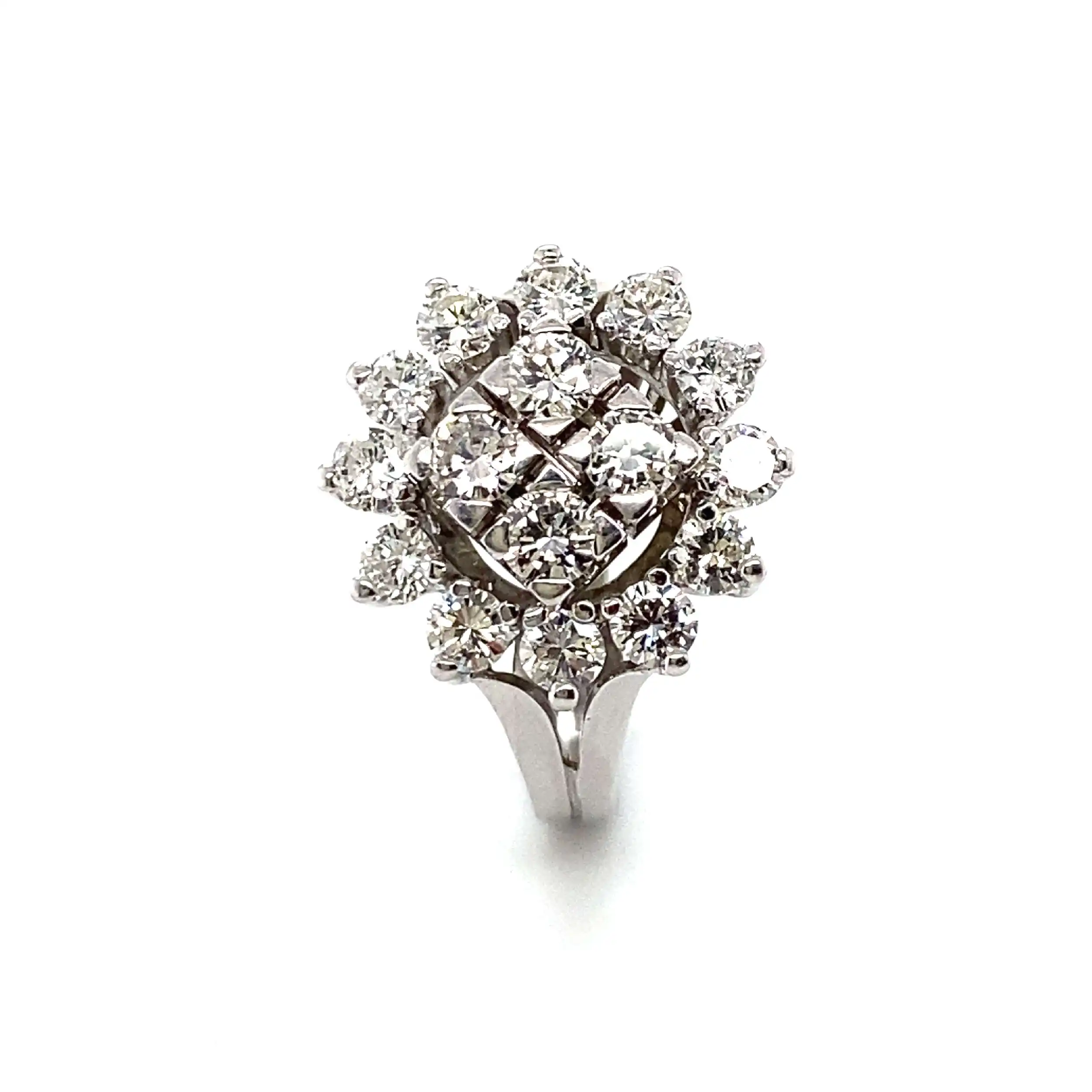 Ring Weißgold mit Brillanten Ring Weißgold mit Brillanten