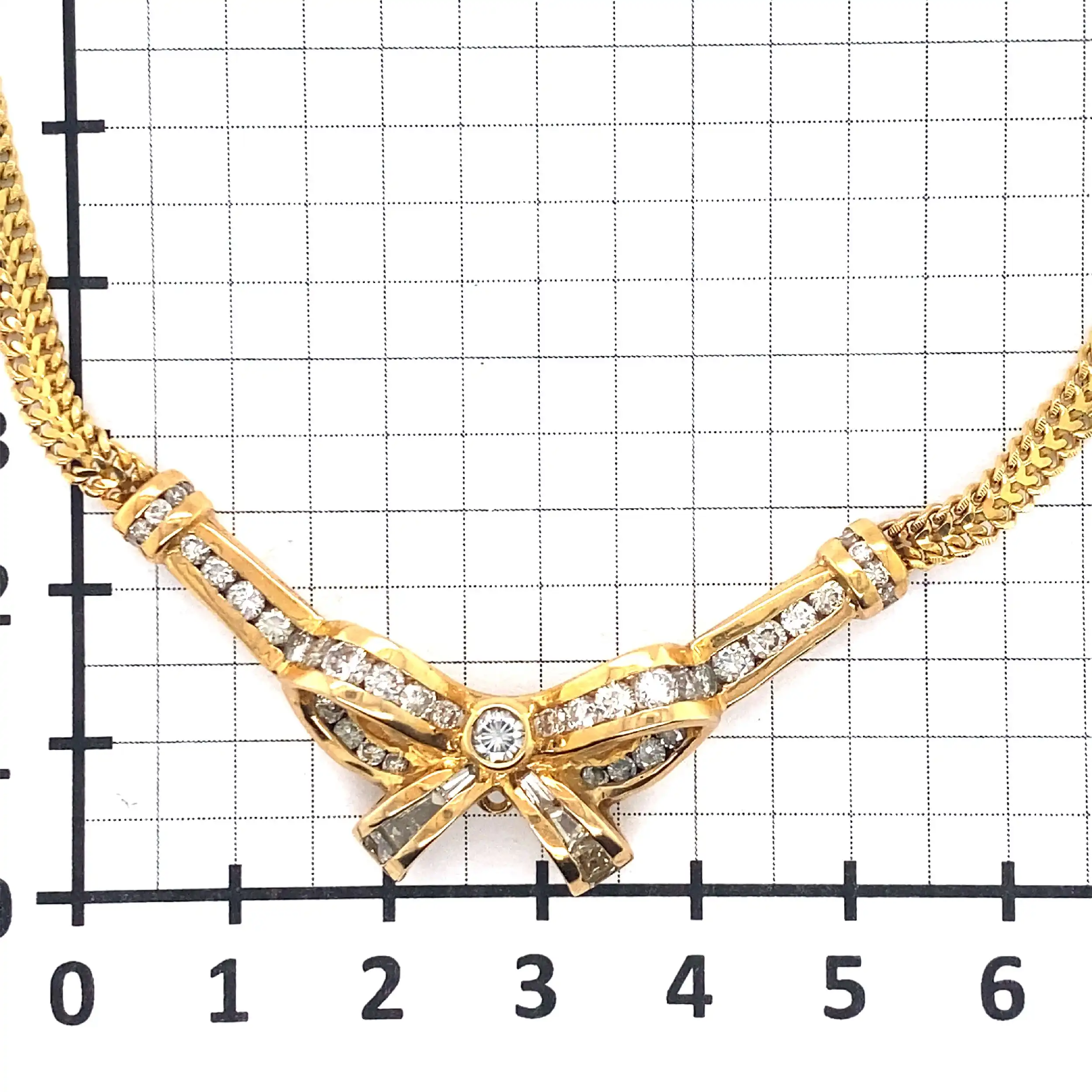 Collier Gelbgold mit Brillanten Collier Gelbgold mit Brillanten