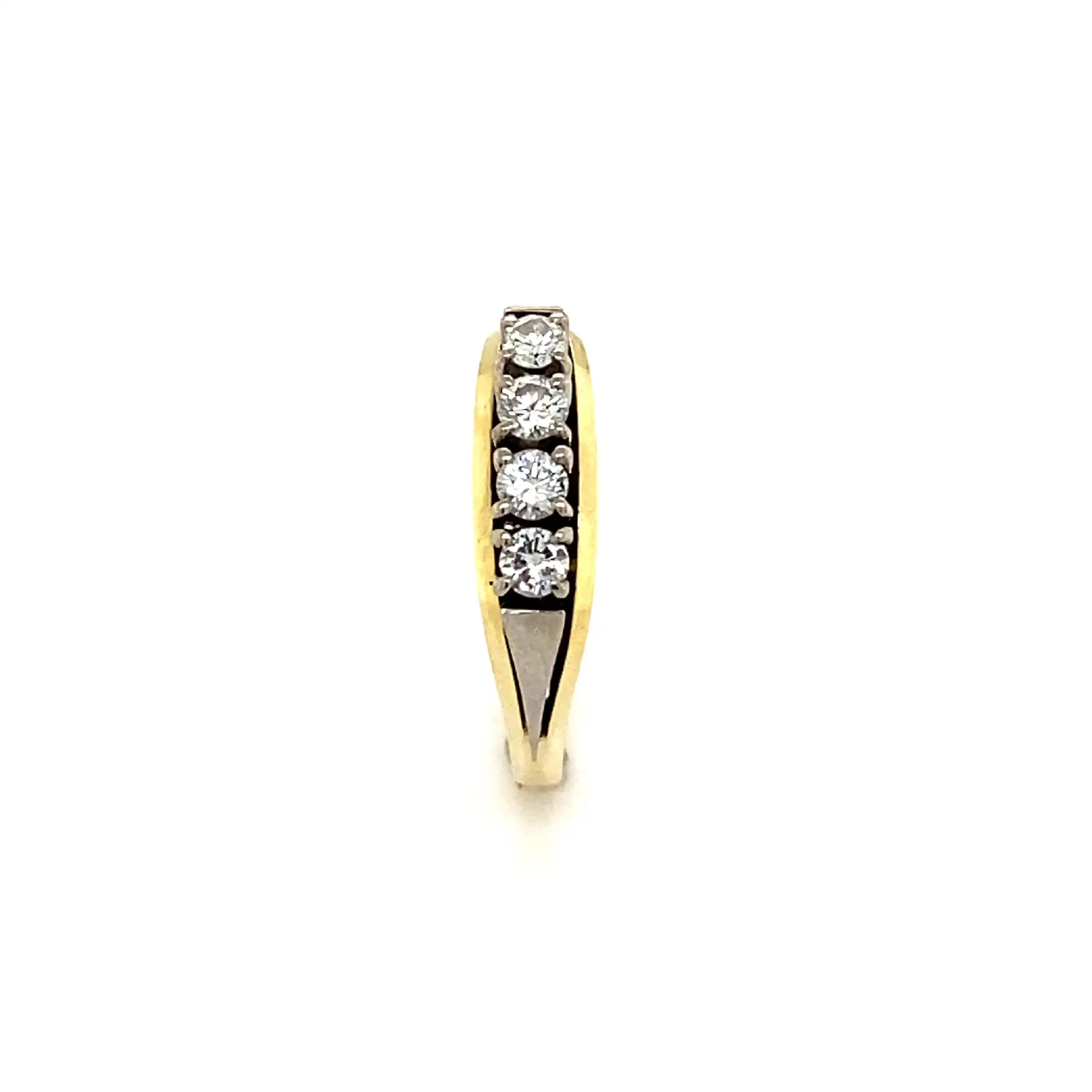 Ring Bicolor mit Brillanten Ring Bicolor mit Brillanten