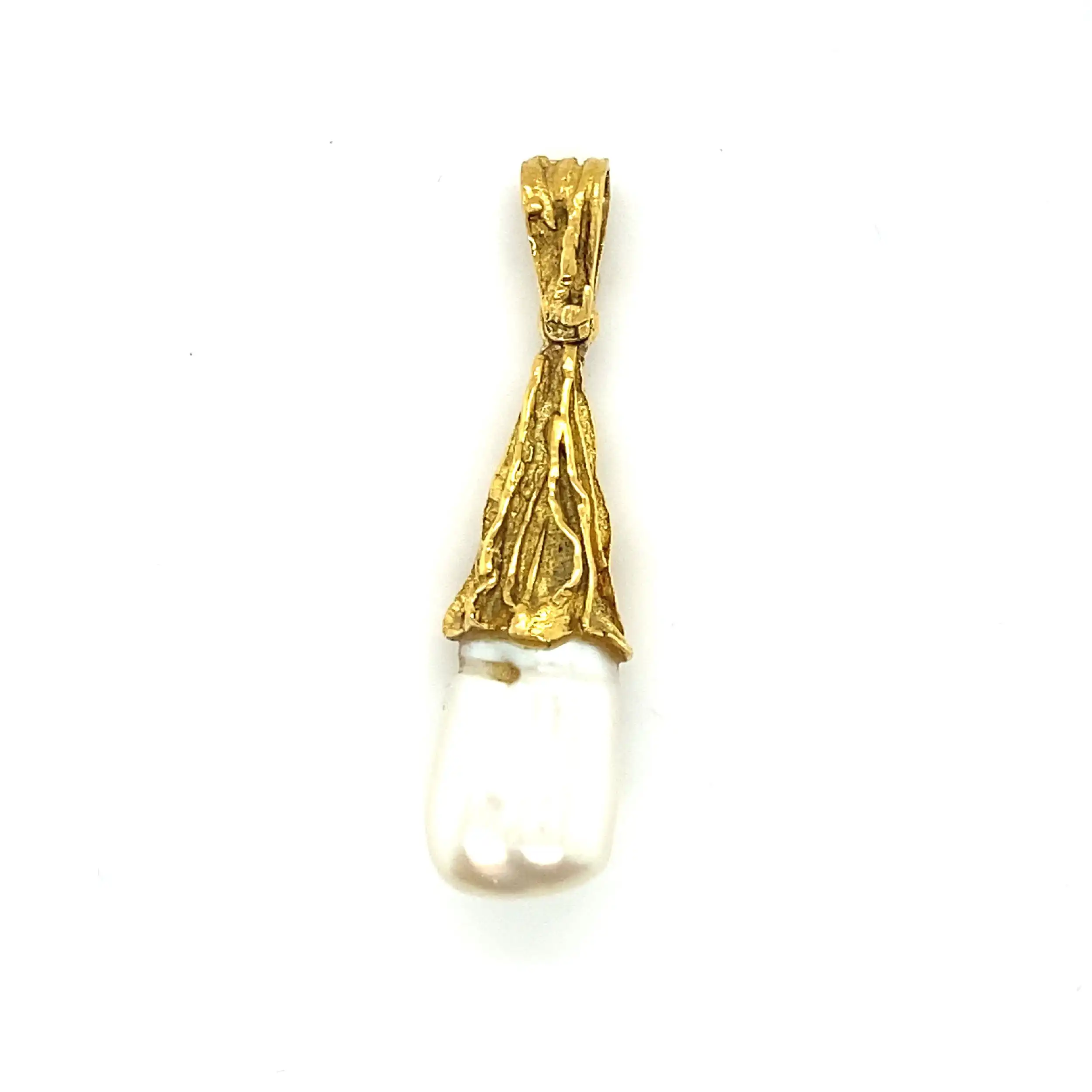 Anhänger Gelbgold mit Perle und Brillant Anhänger Gelbgold mit Perle und Brillant