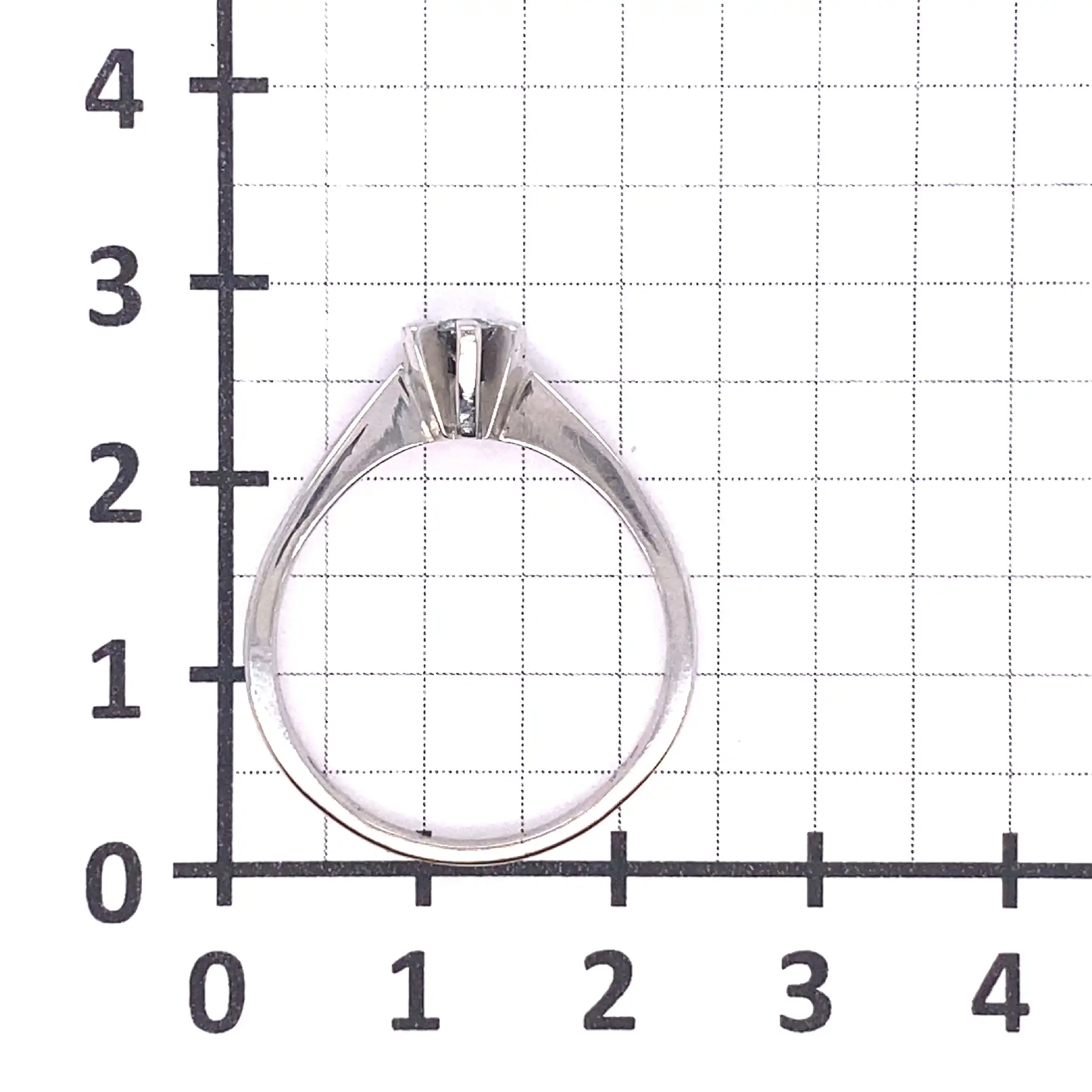 Ring Weißgold mit Solitär Brillant Ring Weißgold mit Solitär Brillant