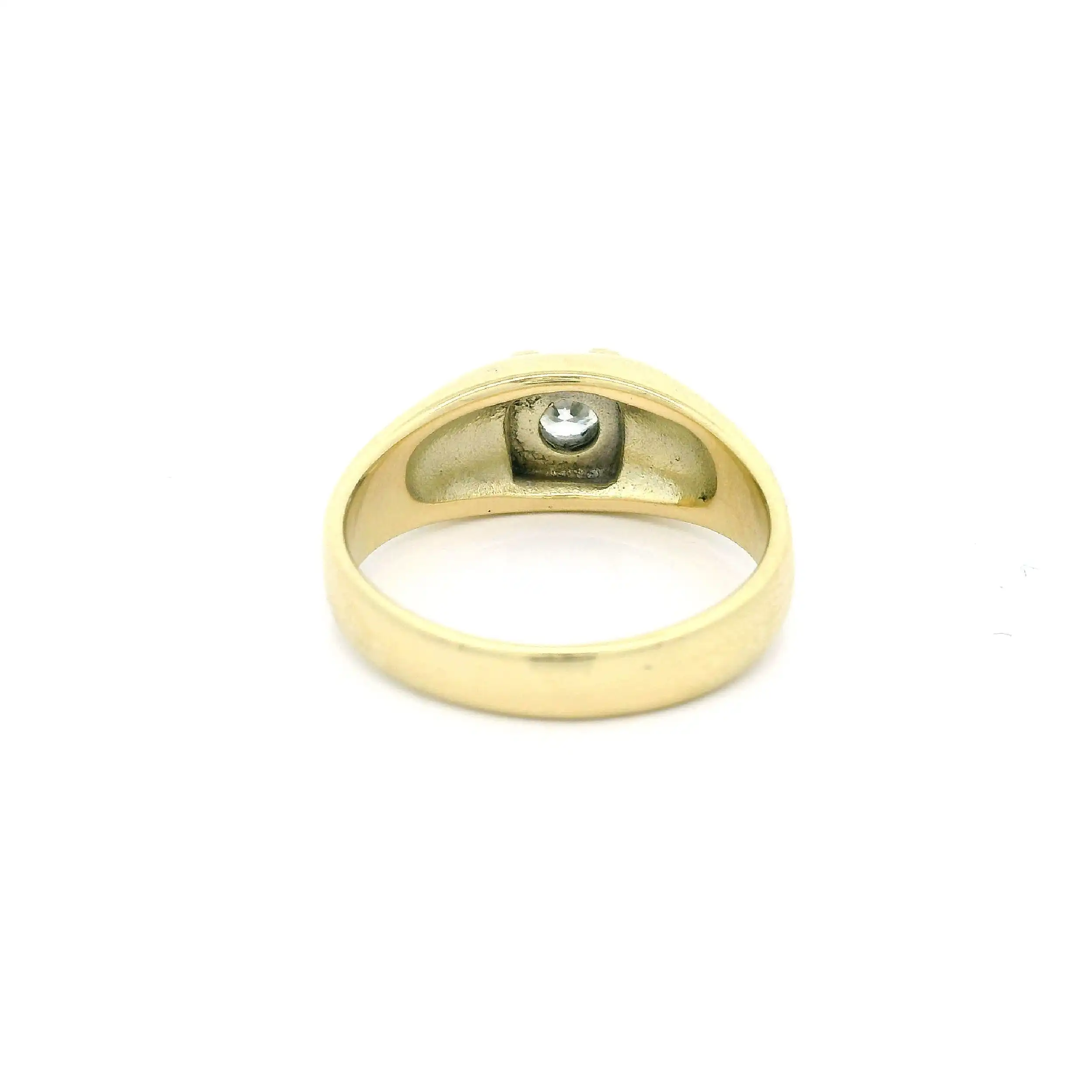 Ring Bicolor mit Brillant