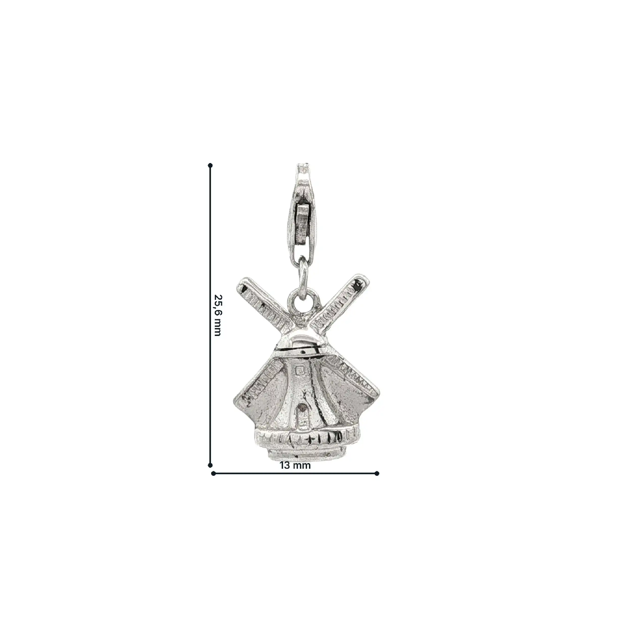 Anhänger Charm Silber Windmühle Anhänger Charm Silber Windmühle